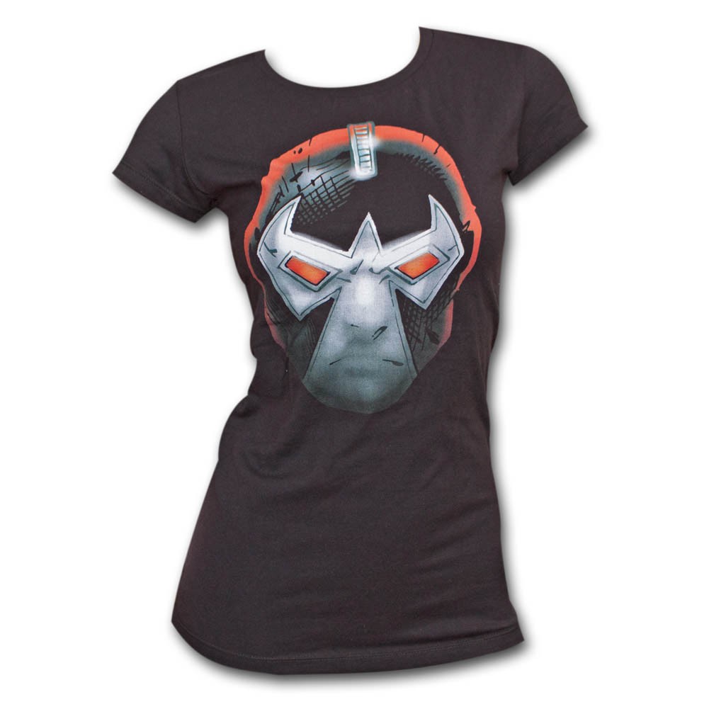 Bane Head Juniors T Shirt - Black, Black
