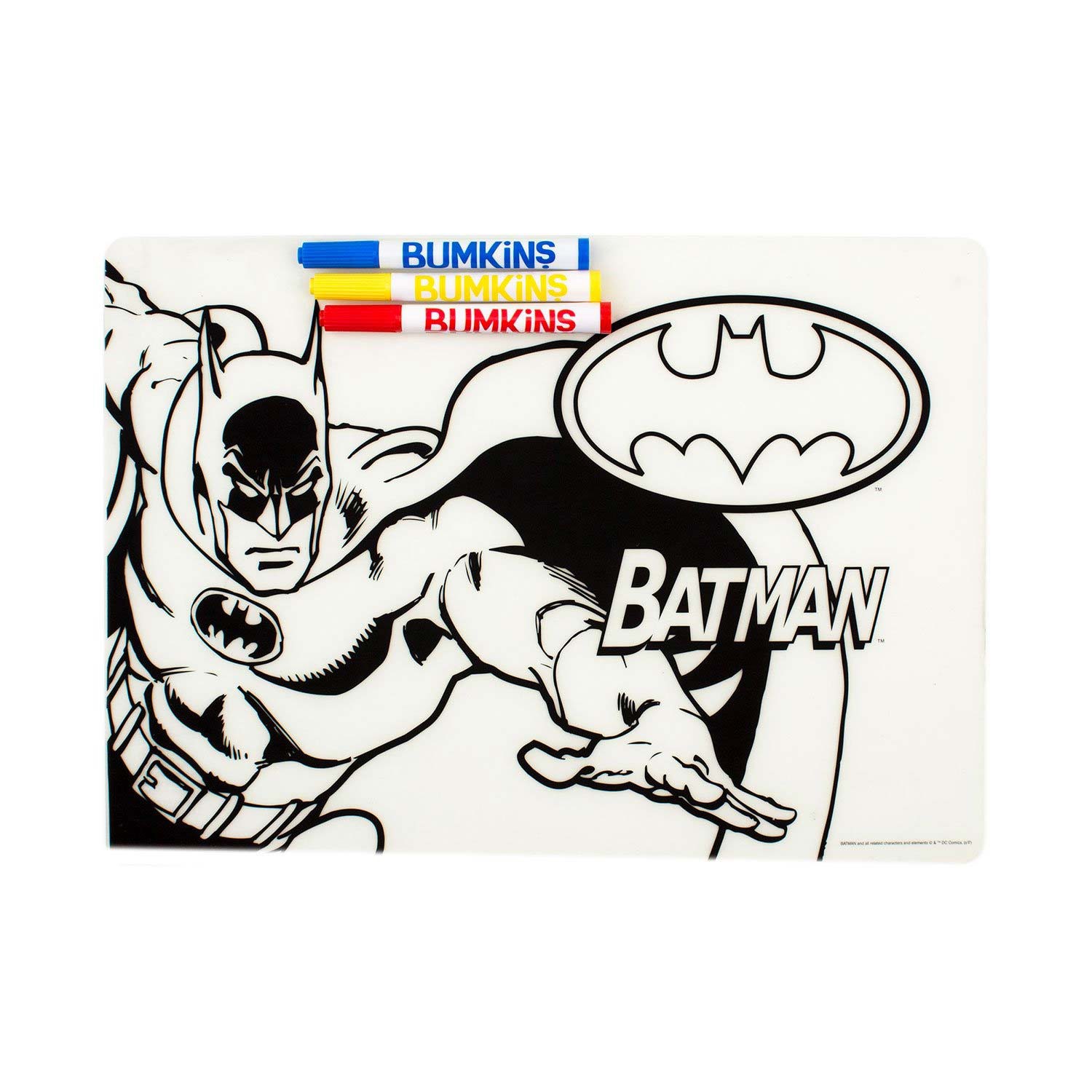 Batman Silicone Coloring Placemat, Clear