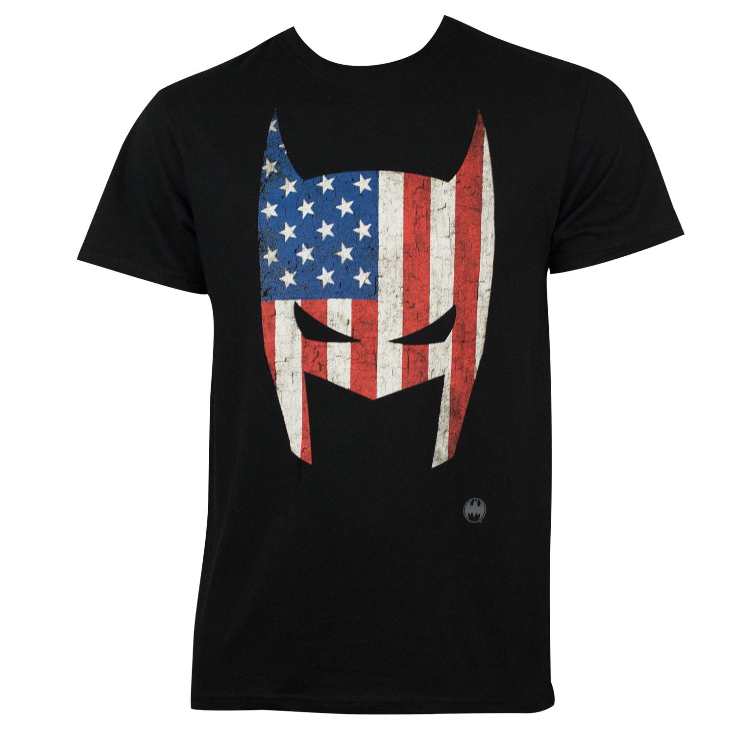 Batman American Flag Mask Tee Shirt