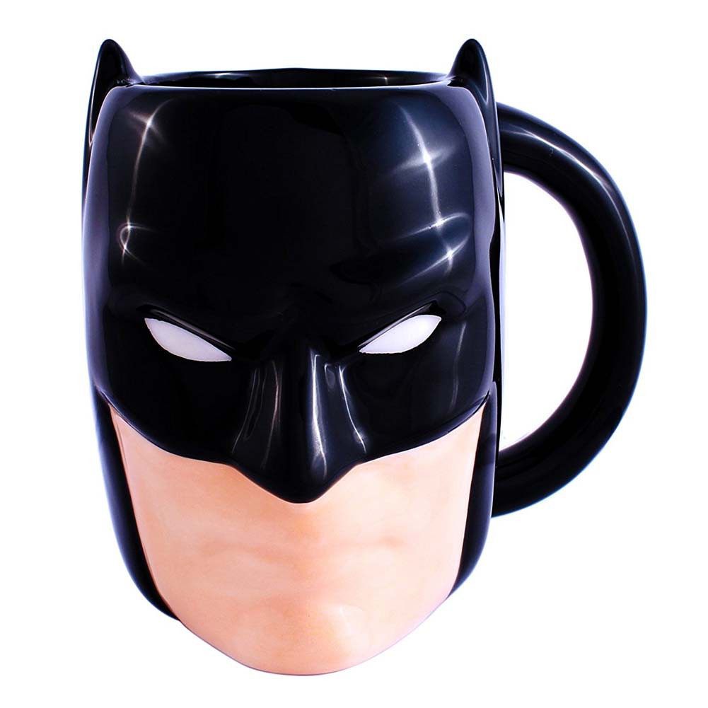 Batman Head Mug, Black