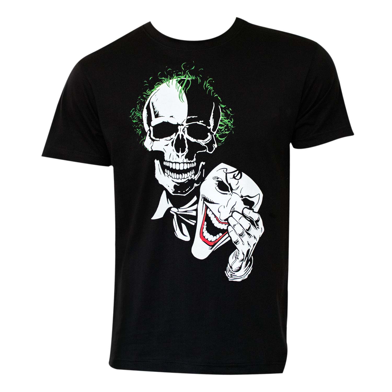 Joker Mask Tee Shirt, Black