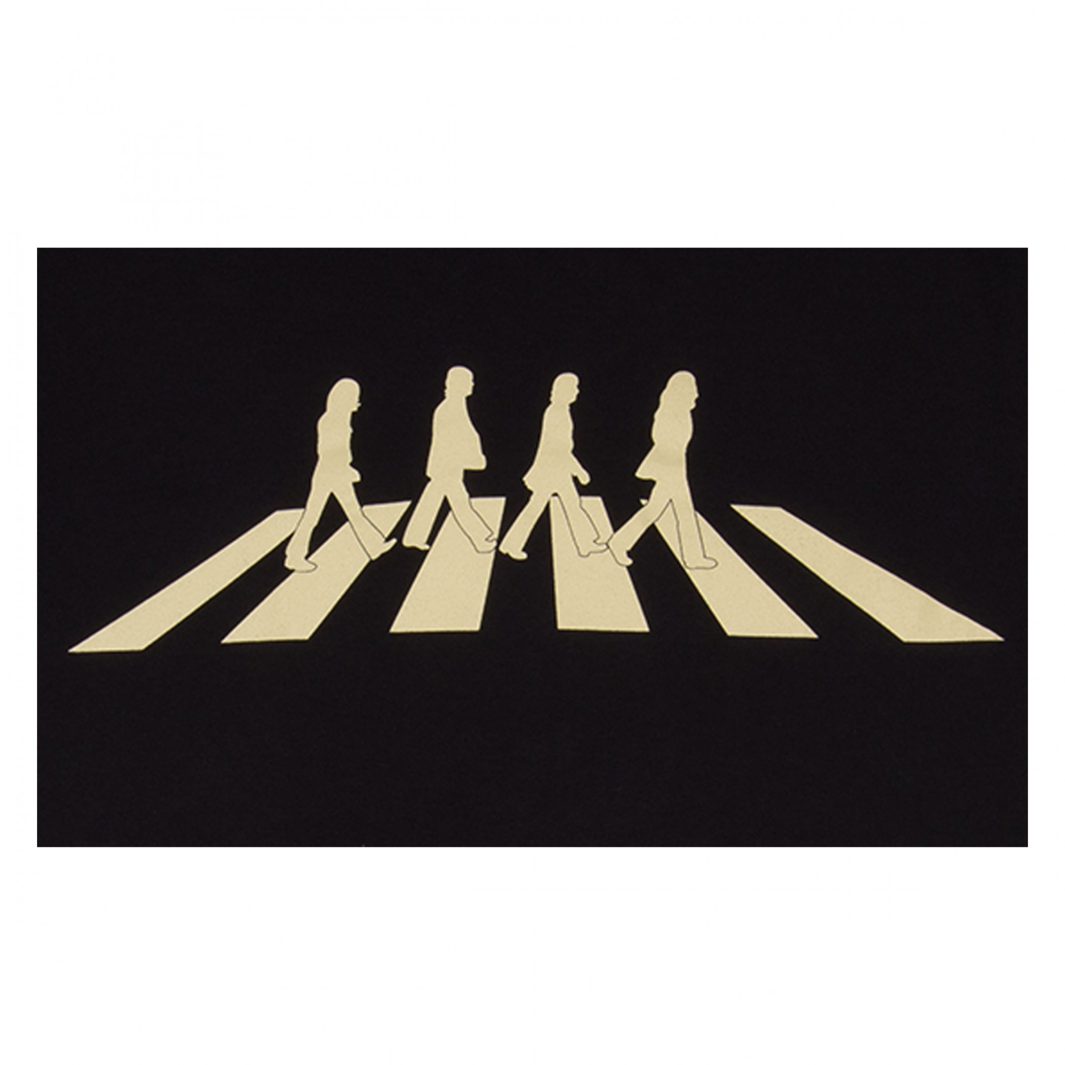 The Beatles Abbey Road Silhouette 1969 Album Cover T-Shirt