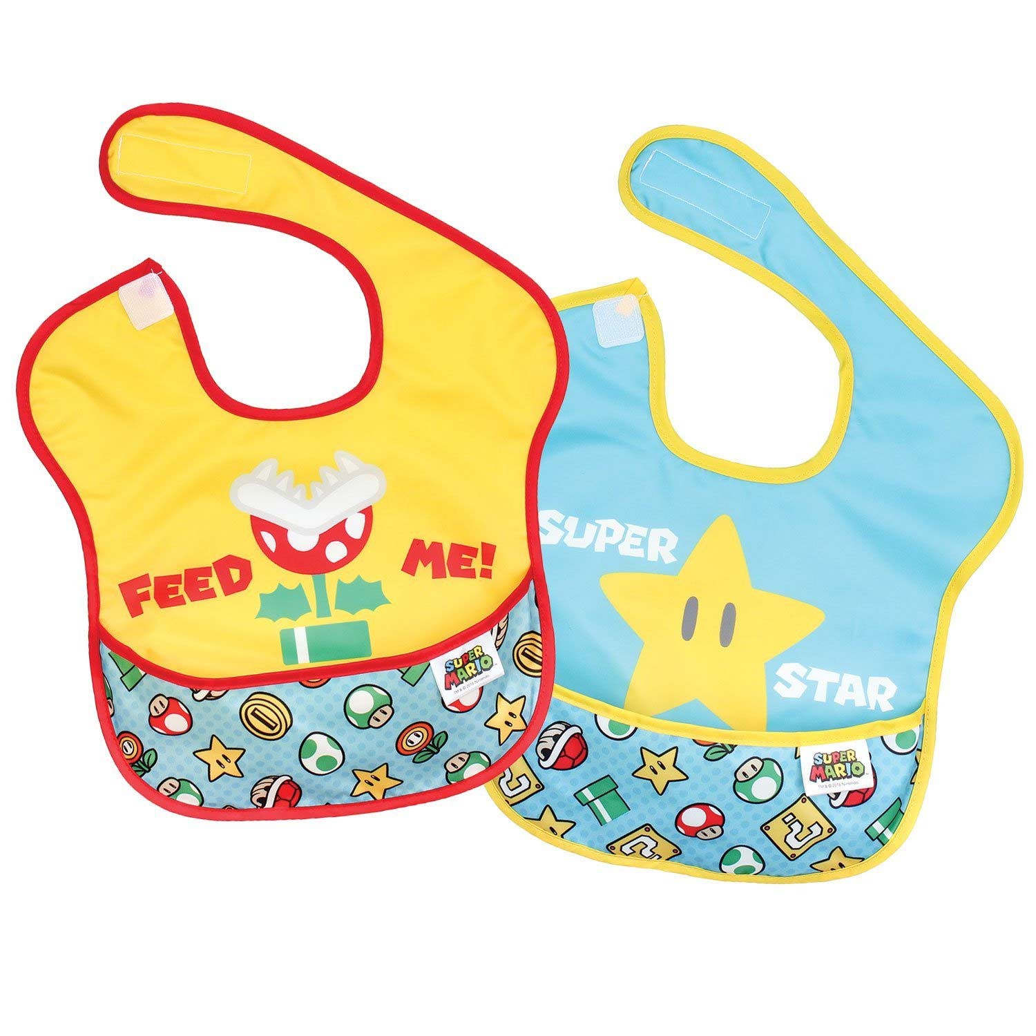 Nintendo Star Bib Set, Yellow