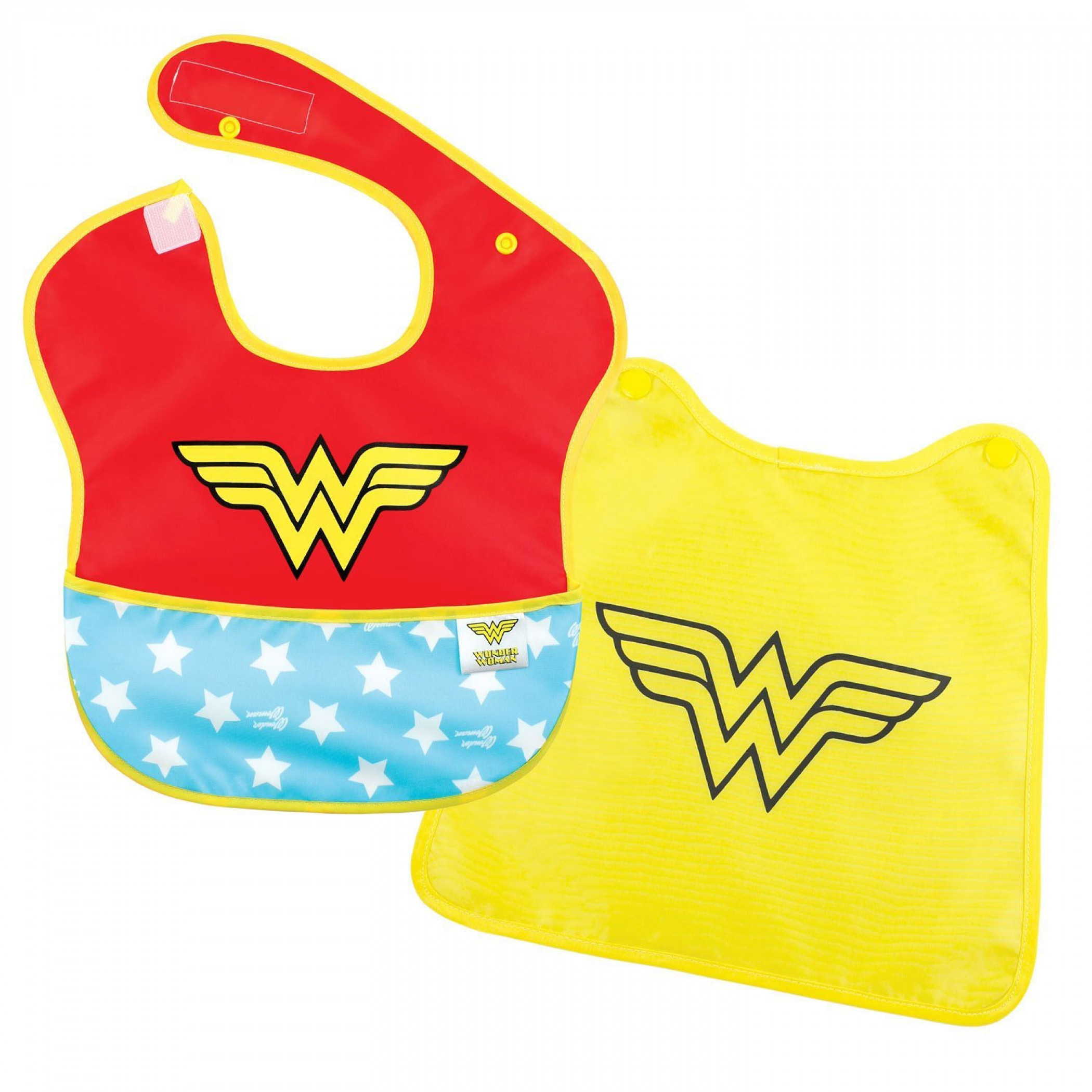 Wonder Woman Caped Bib, Red