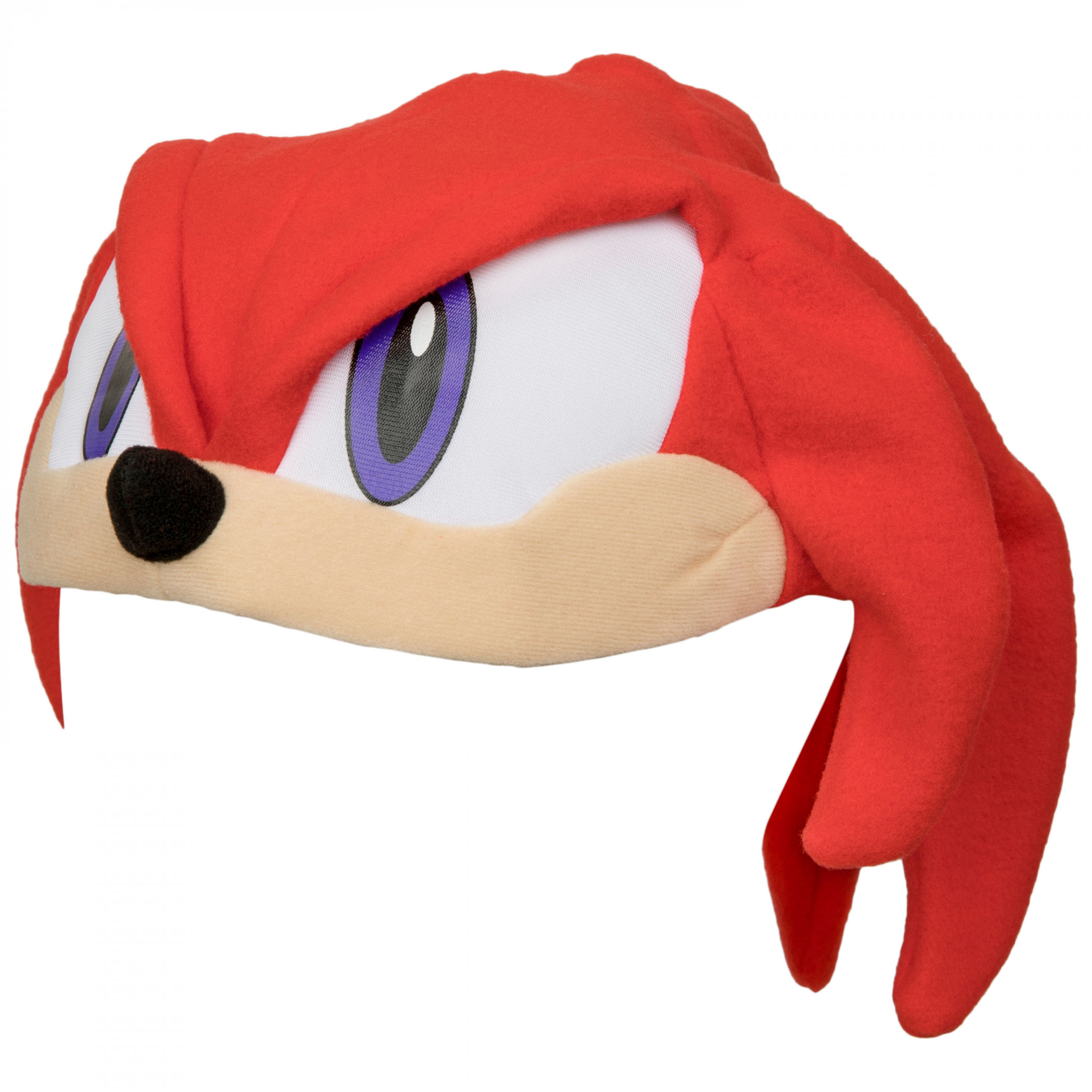 Sonic The Hedgehog Knuckles Fleece Plush Cap, Red