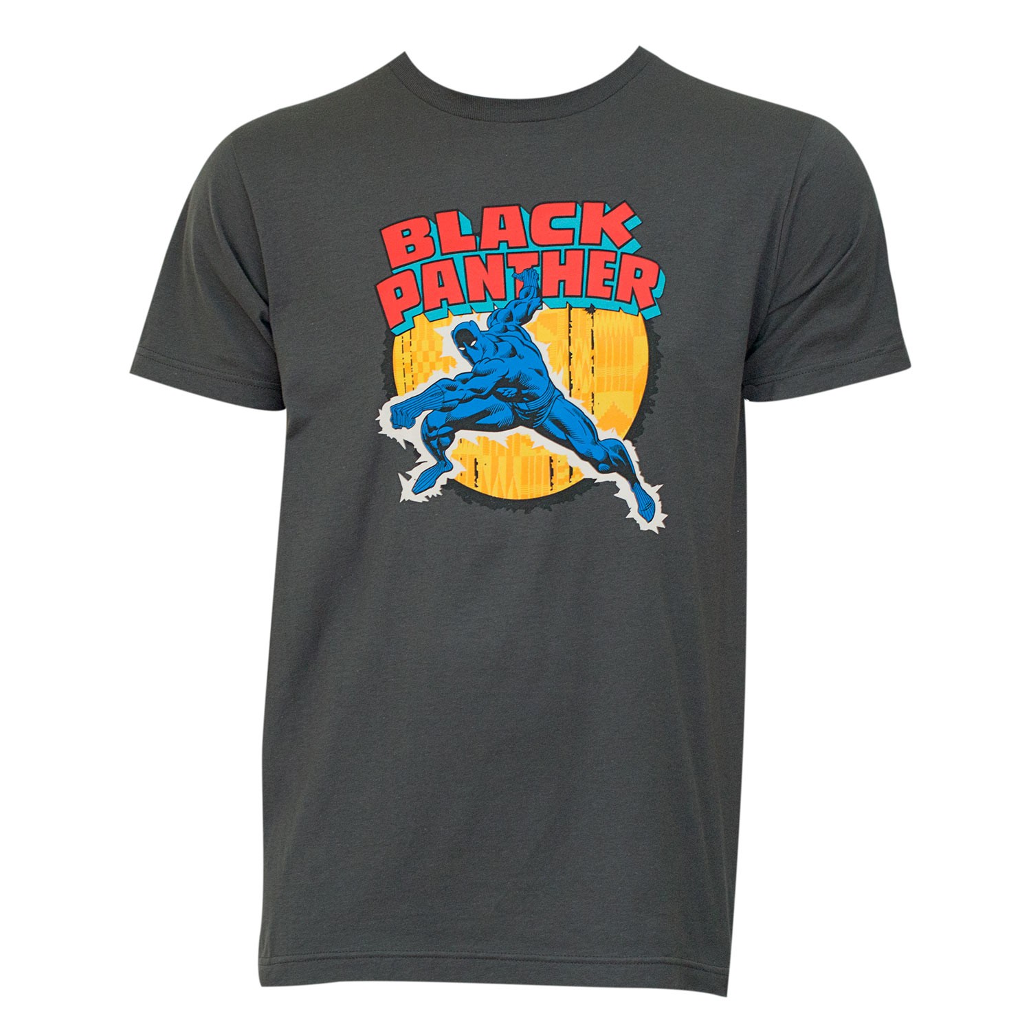 Black Panther Punch Logo Grey Shirt