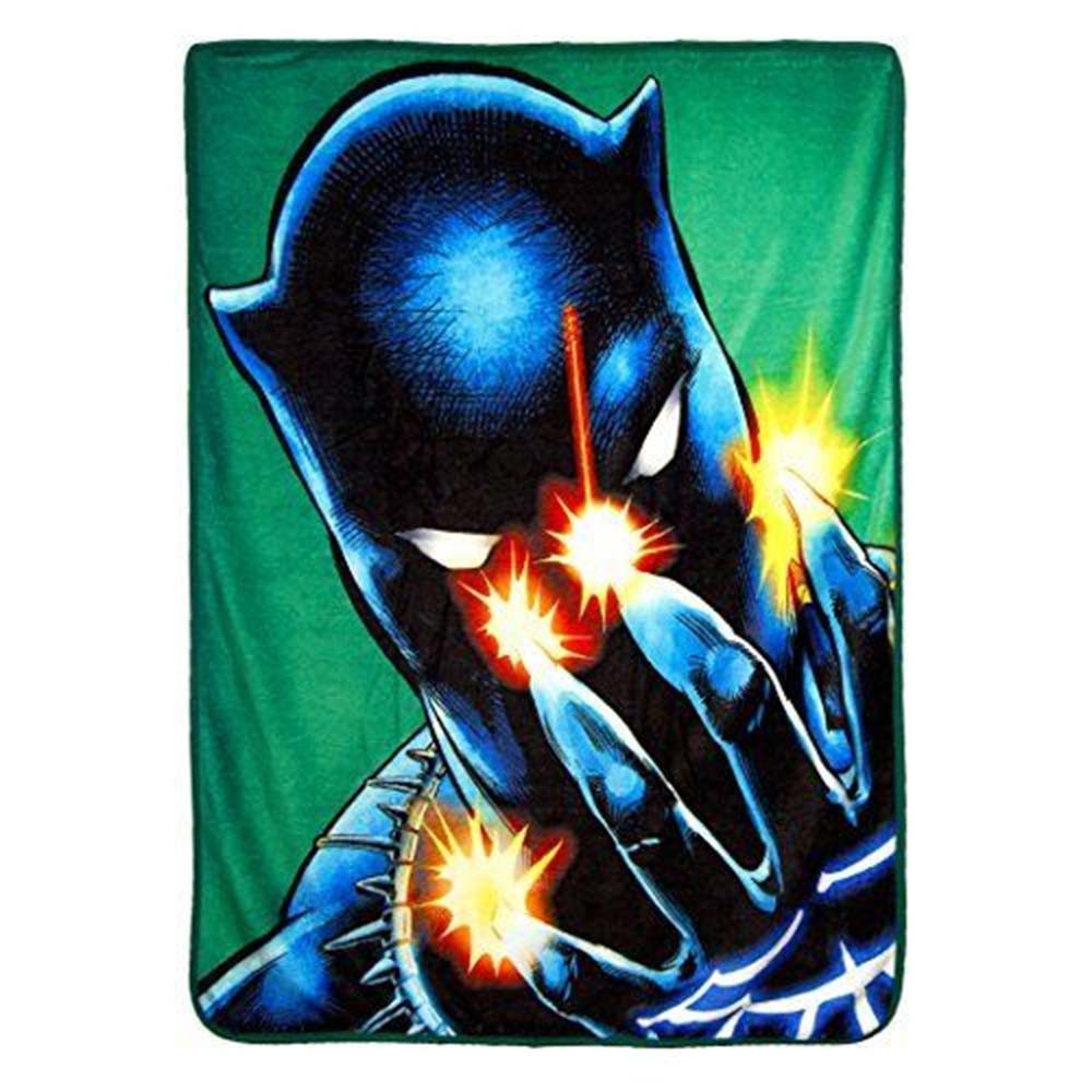Black Panther Power Of Claws 40x60 Fleece Throw Blanket, Green