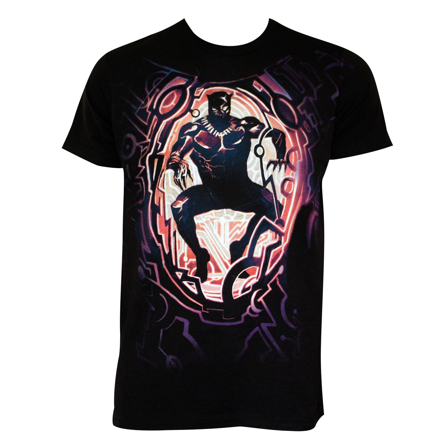 Black Panther Hulkbuster Tee Shirt, Black
