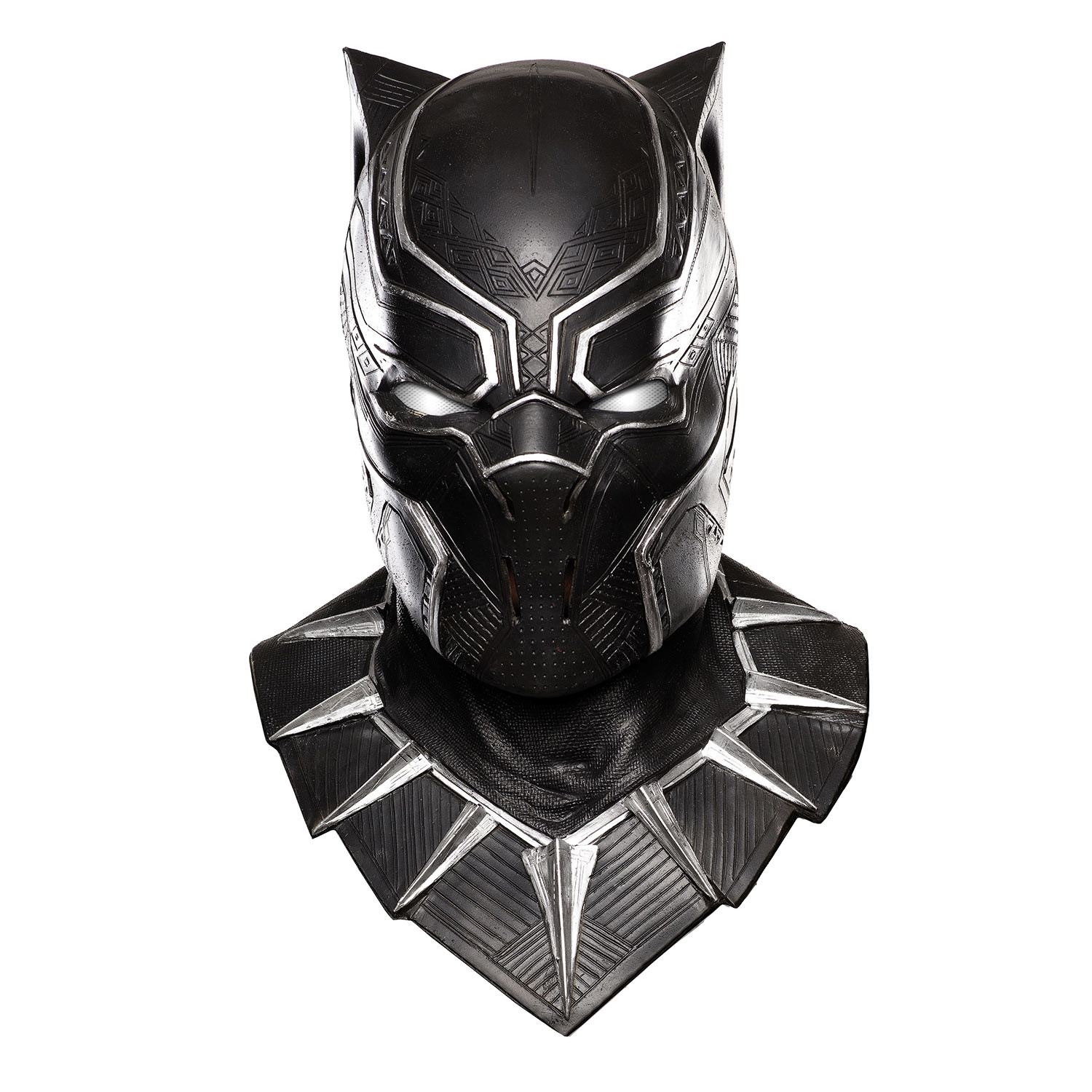 Black Panther Deluxe Overhead Latex Costume Mask, Black