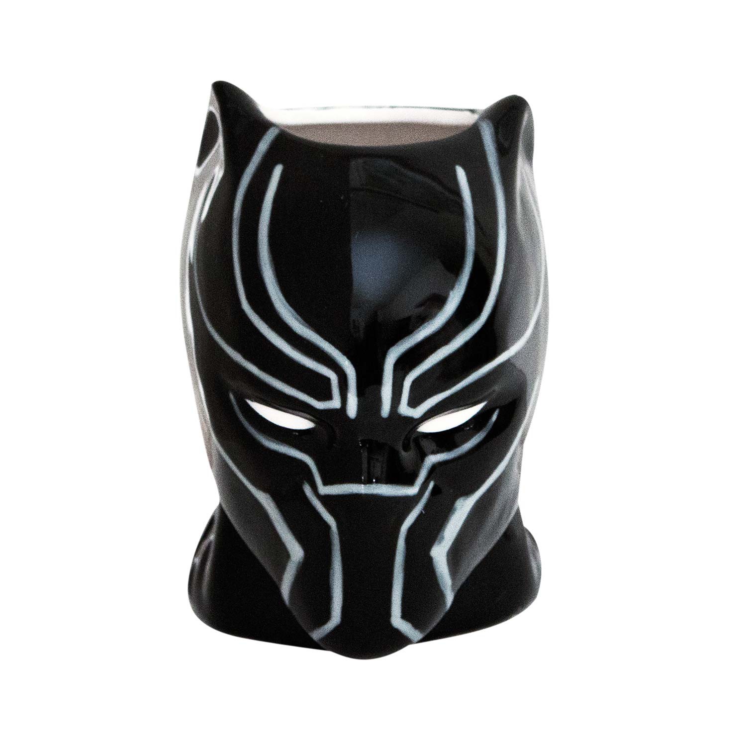 Black Panther Molded Coffee Mug, Black