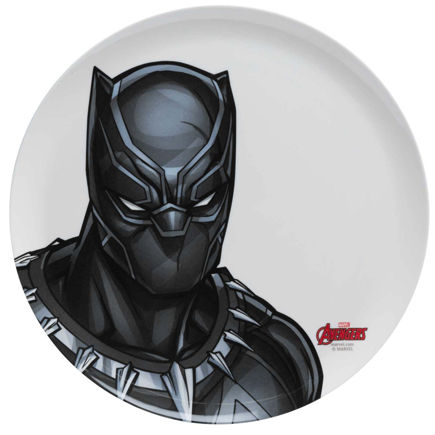Black Panther Plastic Melamine Dinner Plate