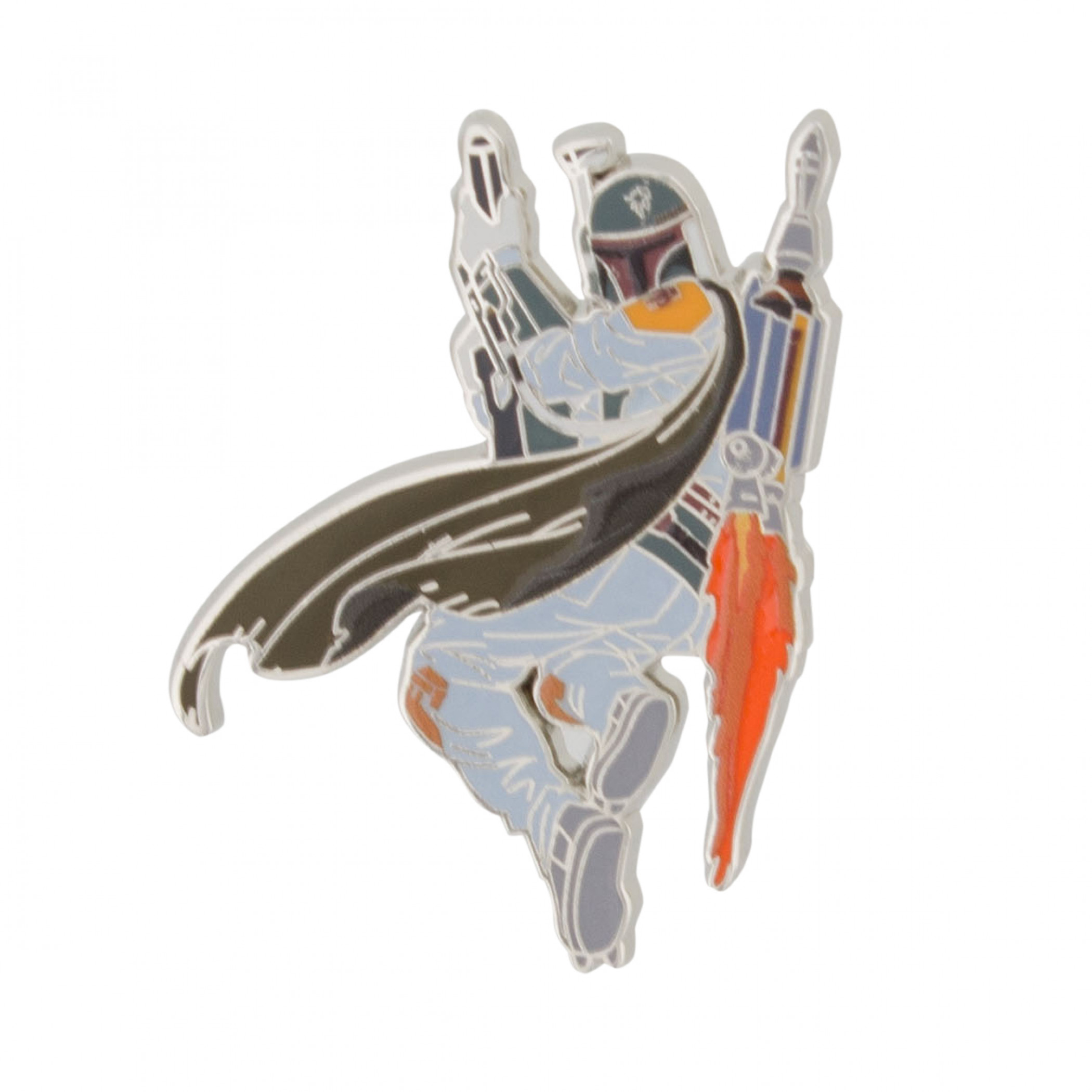 Star Wars Boba Fett Ready for Battle Enamel Pin, Multi-Color