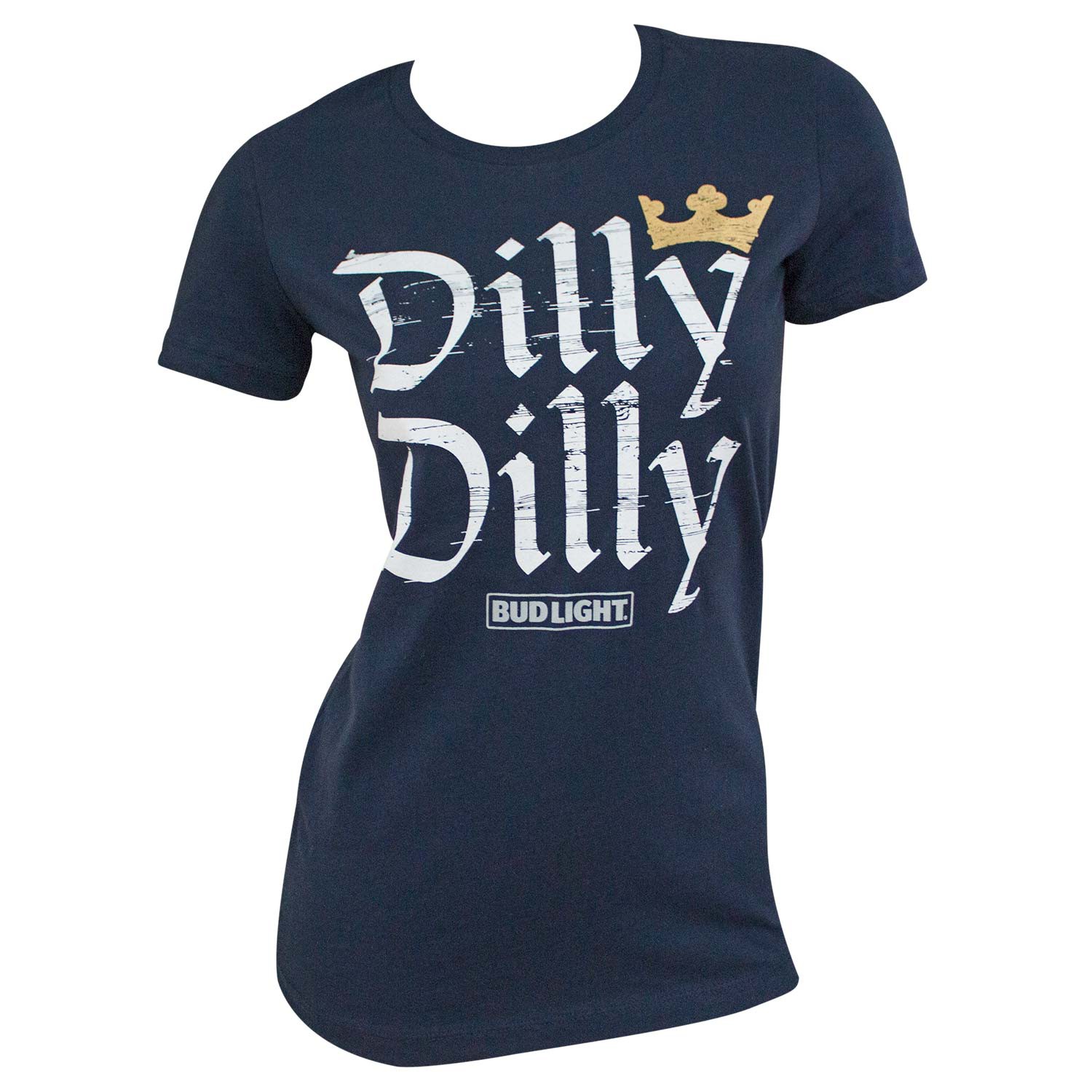 Bud Light Dilly Dilly Navy Blue Women's Tee Shirt