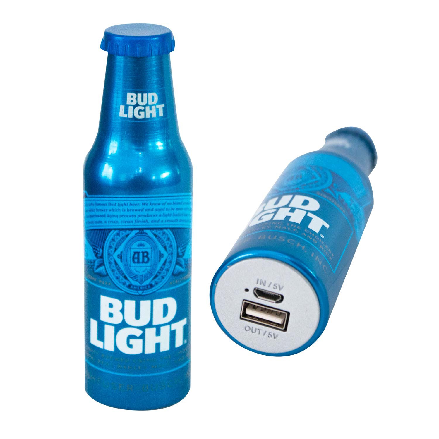 Bud Light Bottle Phone Charging Power Bank