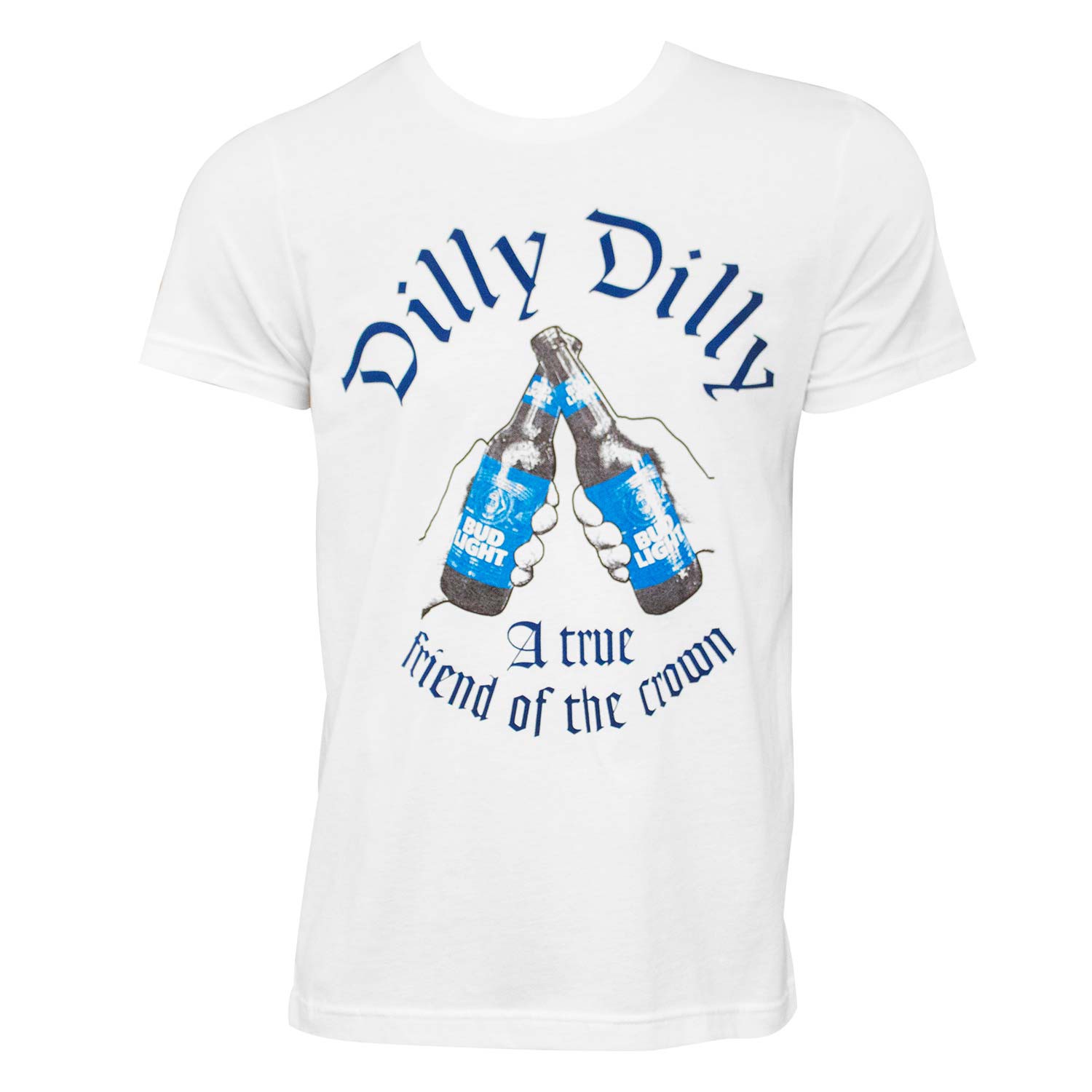 Bud Light Dilly Dilly Friend Of The Crown White Tee Shirt