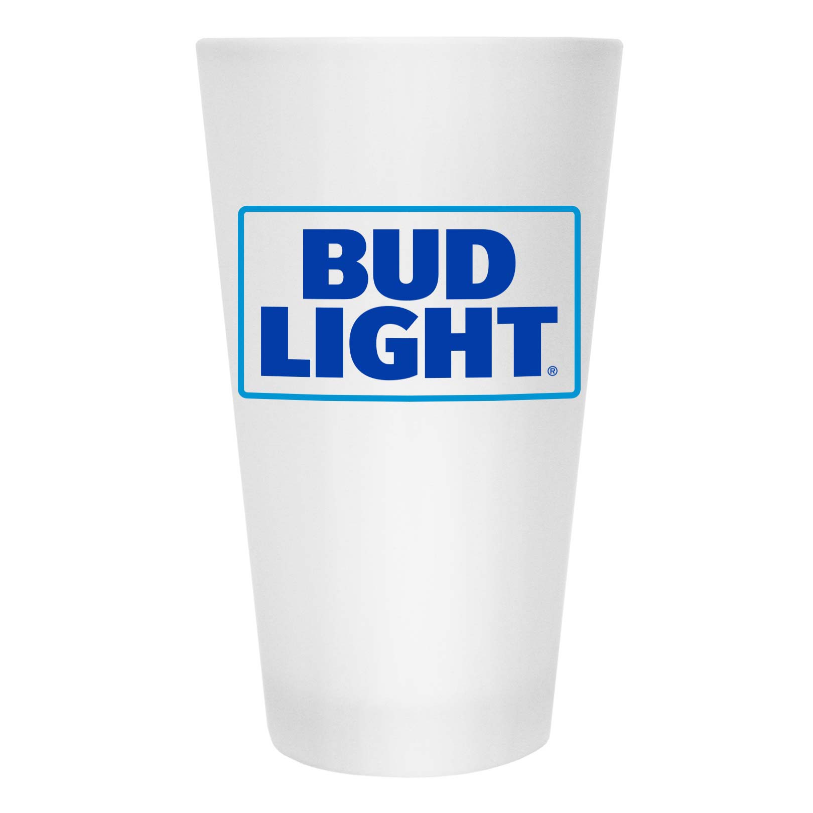 Bud Light Frosted Glass