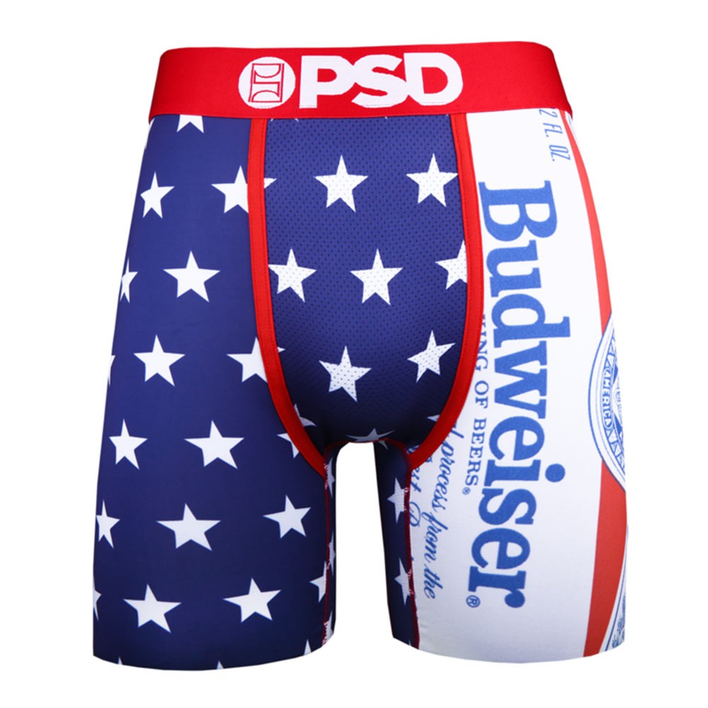 Budweiser Stars American Flag Men's Boxer Briefs