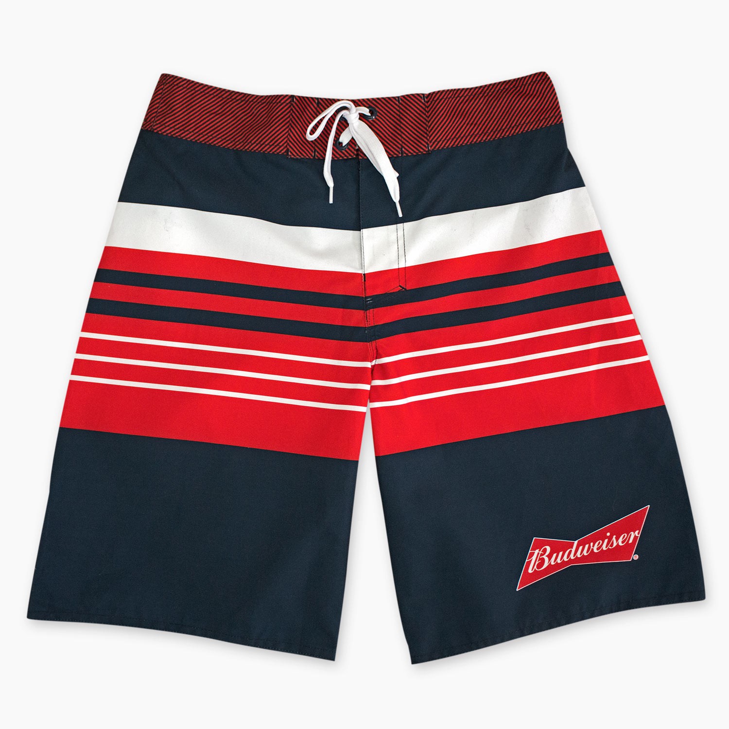 Budweiser Men's Striped Board Shorts