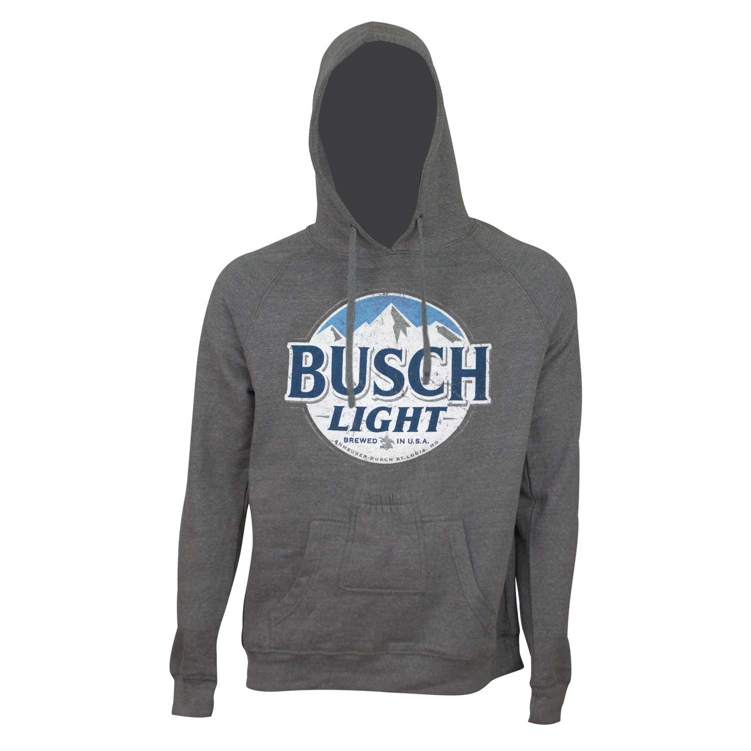 Busch Light Round Logo Beer Pouch Hoodie