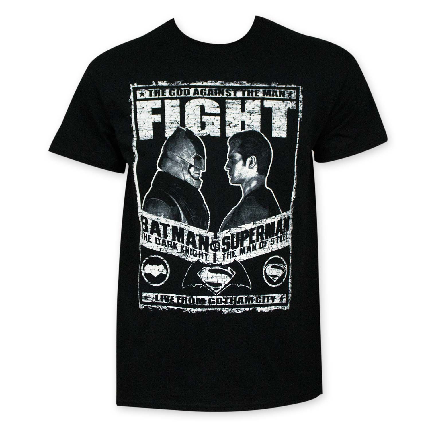Batman V Superman Fight Poster Tee Shirt