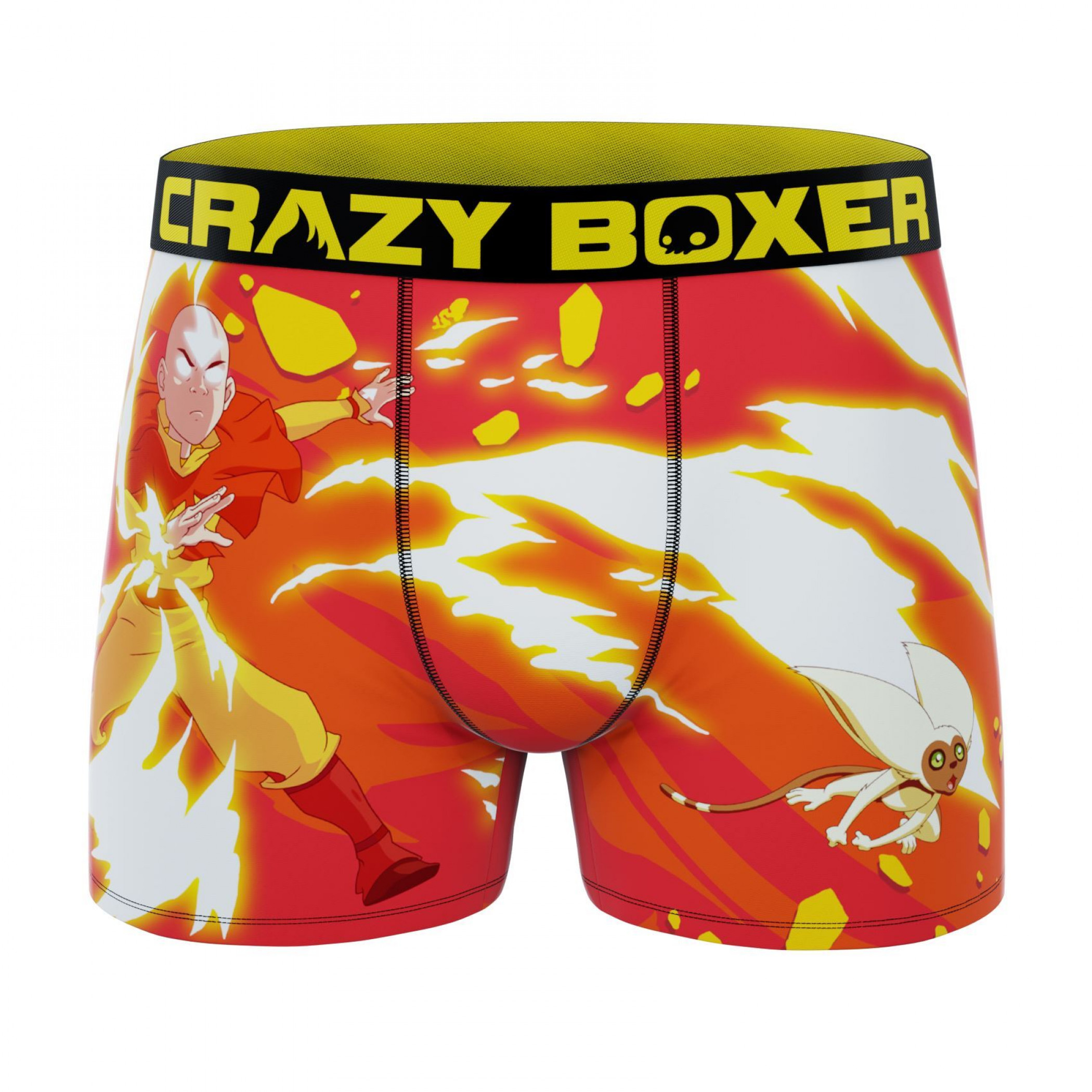 Crazy Boxers Avatar: The Last Airbender Men's Boxer Briefs, Red