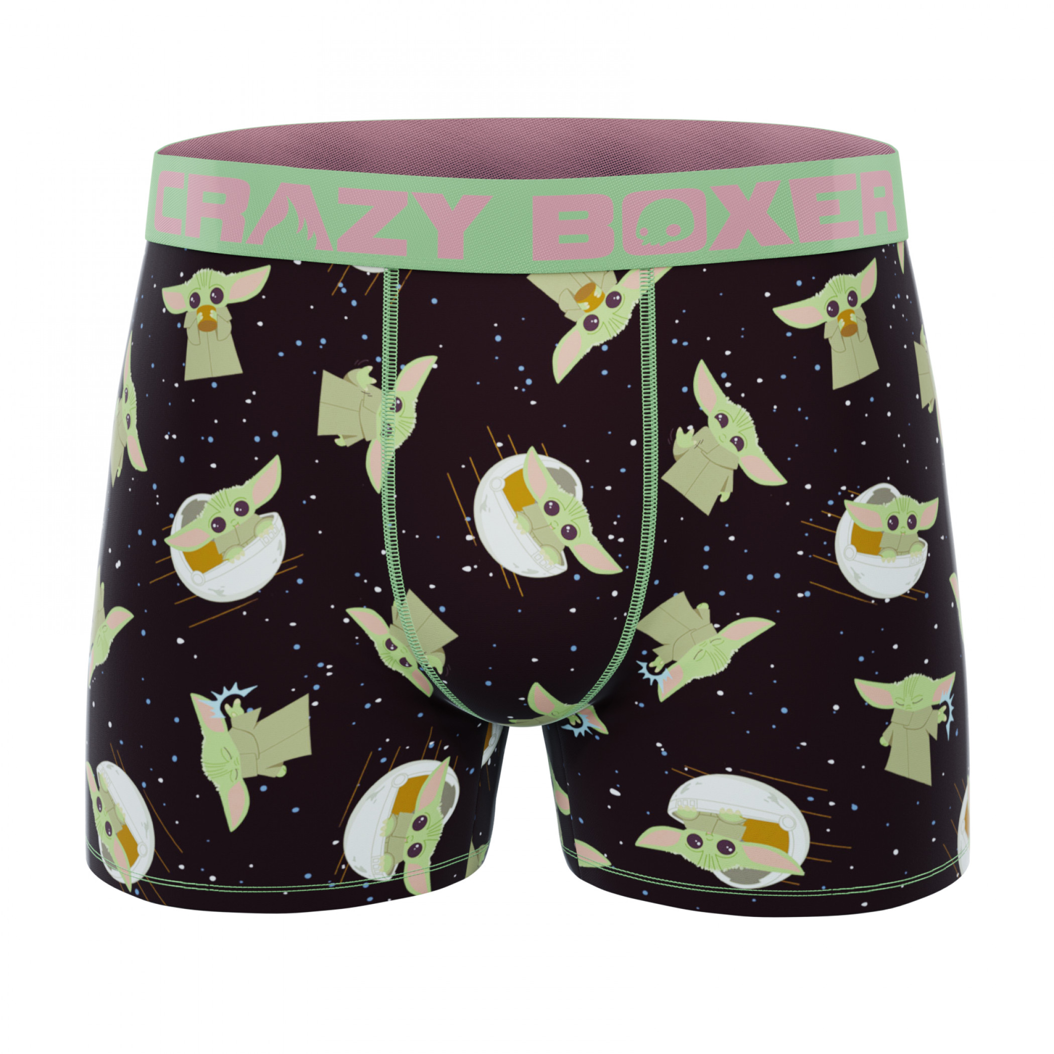 Star Wars The Mandalorian The Child Men's Boxer Briefs Shorts, Multi-Color
