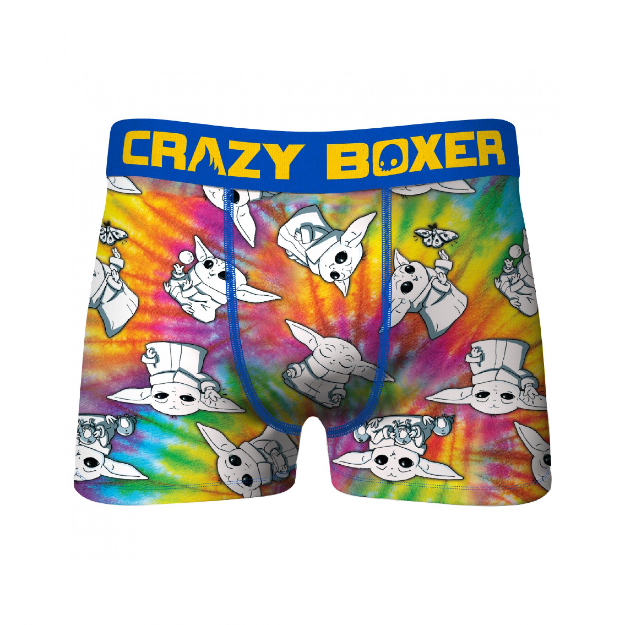 Crazy Boxers Star Wars The Child Tye Dye Boxer Briefs, Multi-Color