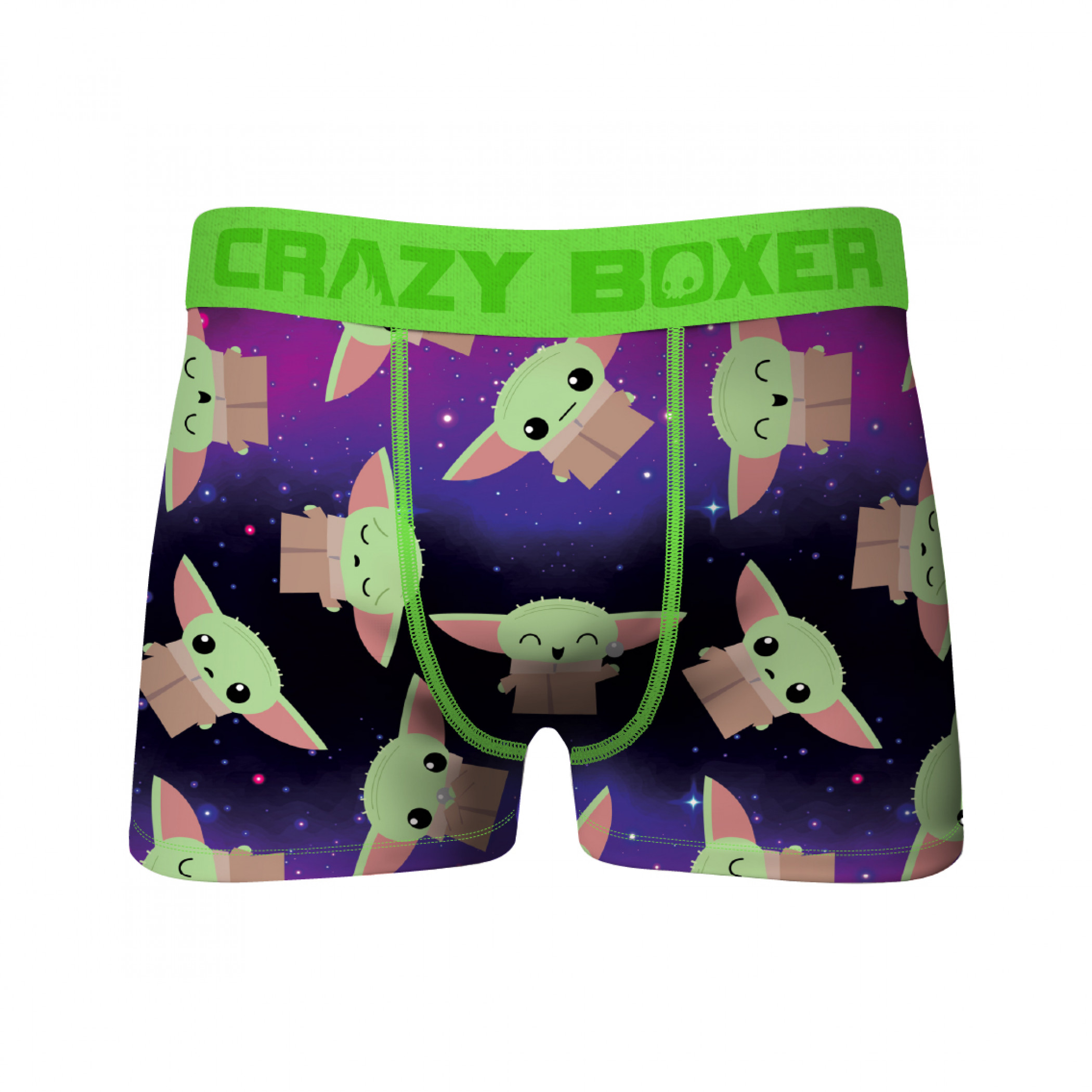 Crazy Boxers Star Wars The Child All Over Print Boxer Briefs, Purple