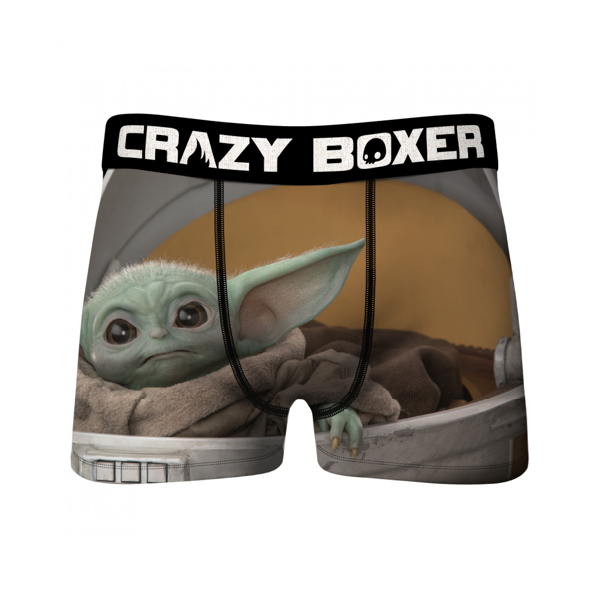Star Wars The Child Mandalorian Cradle Crazy Boxer Briefs, Multi-Color