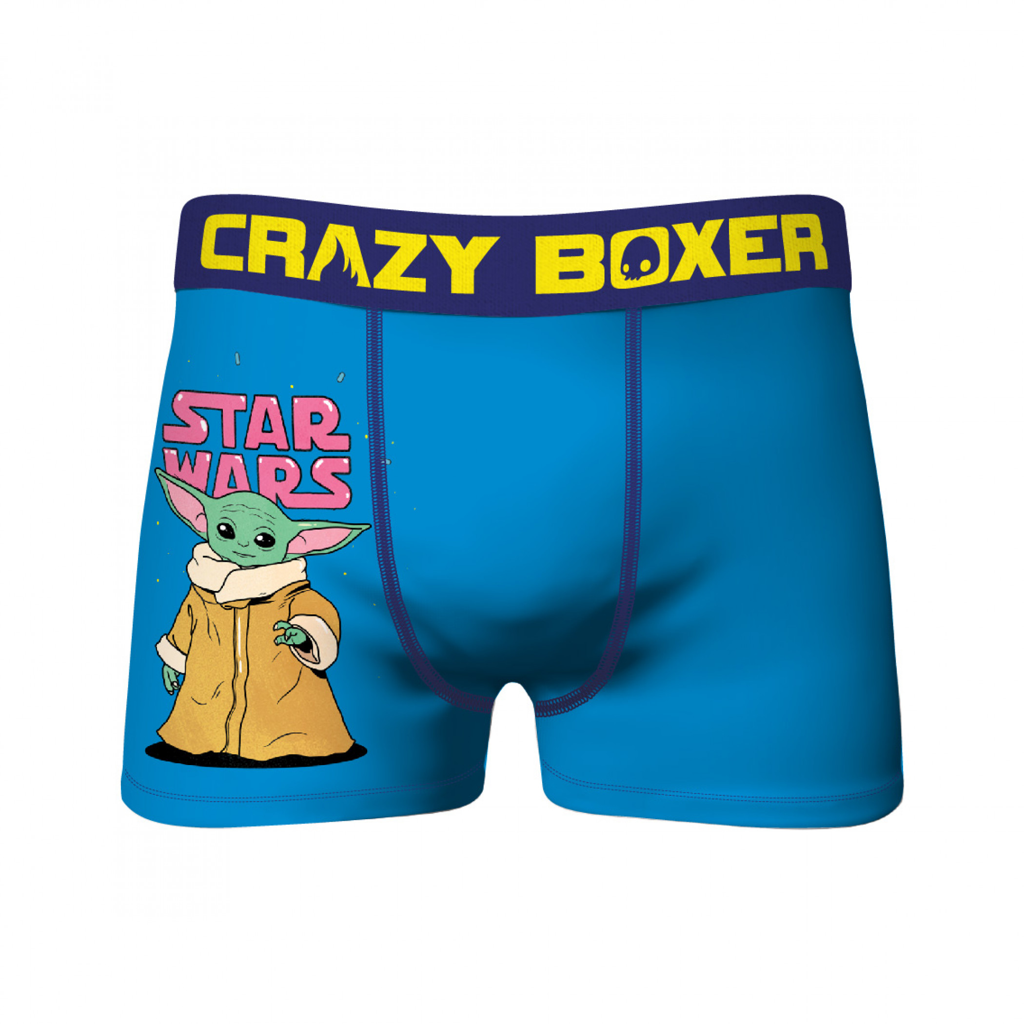 Star Wars The Child Blue Crazy Boxer Briefs, Blue