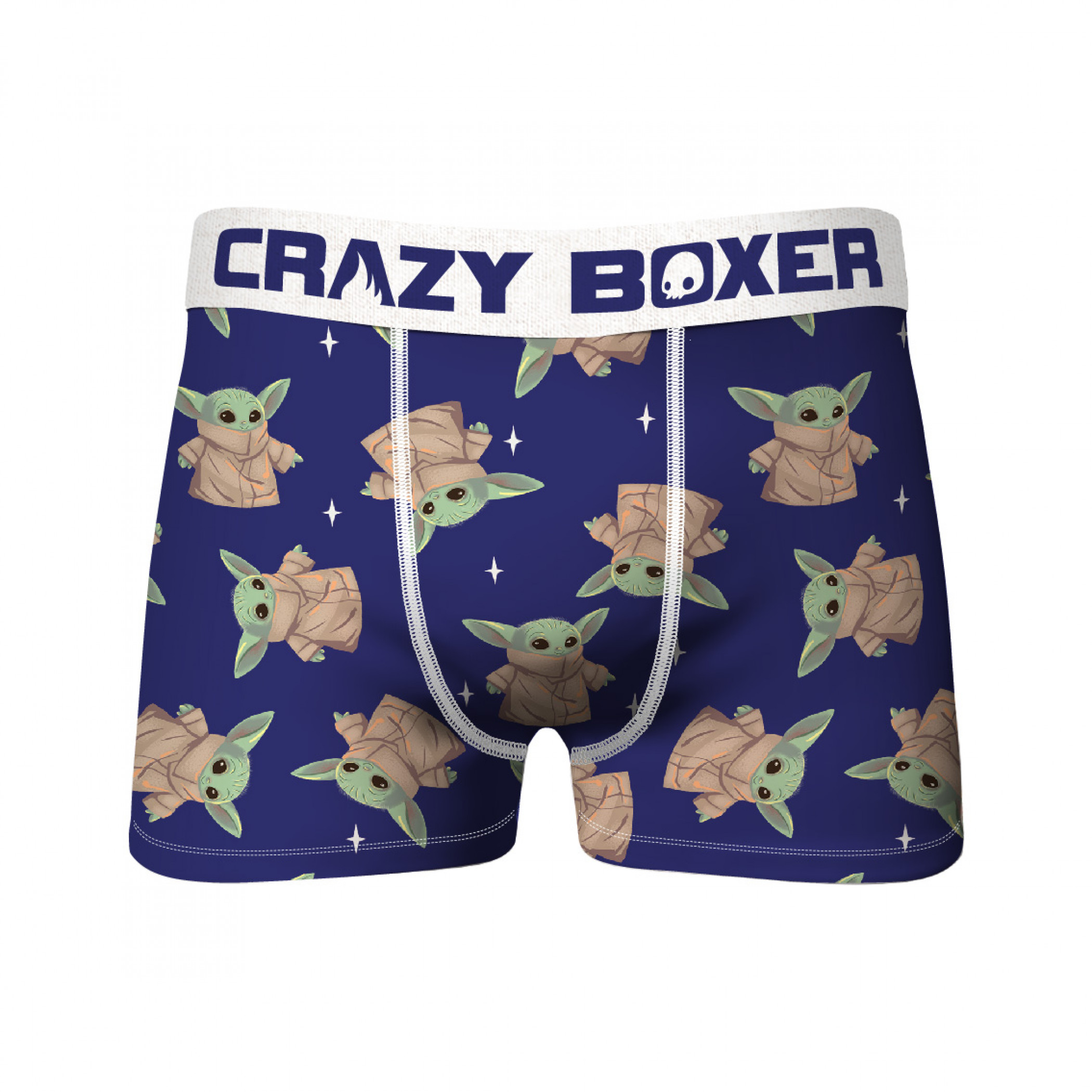 Star Wars The Child Cute Character All Over Print Men's Crazy Boxer Briefs, Blue