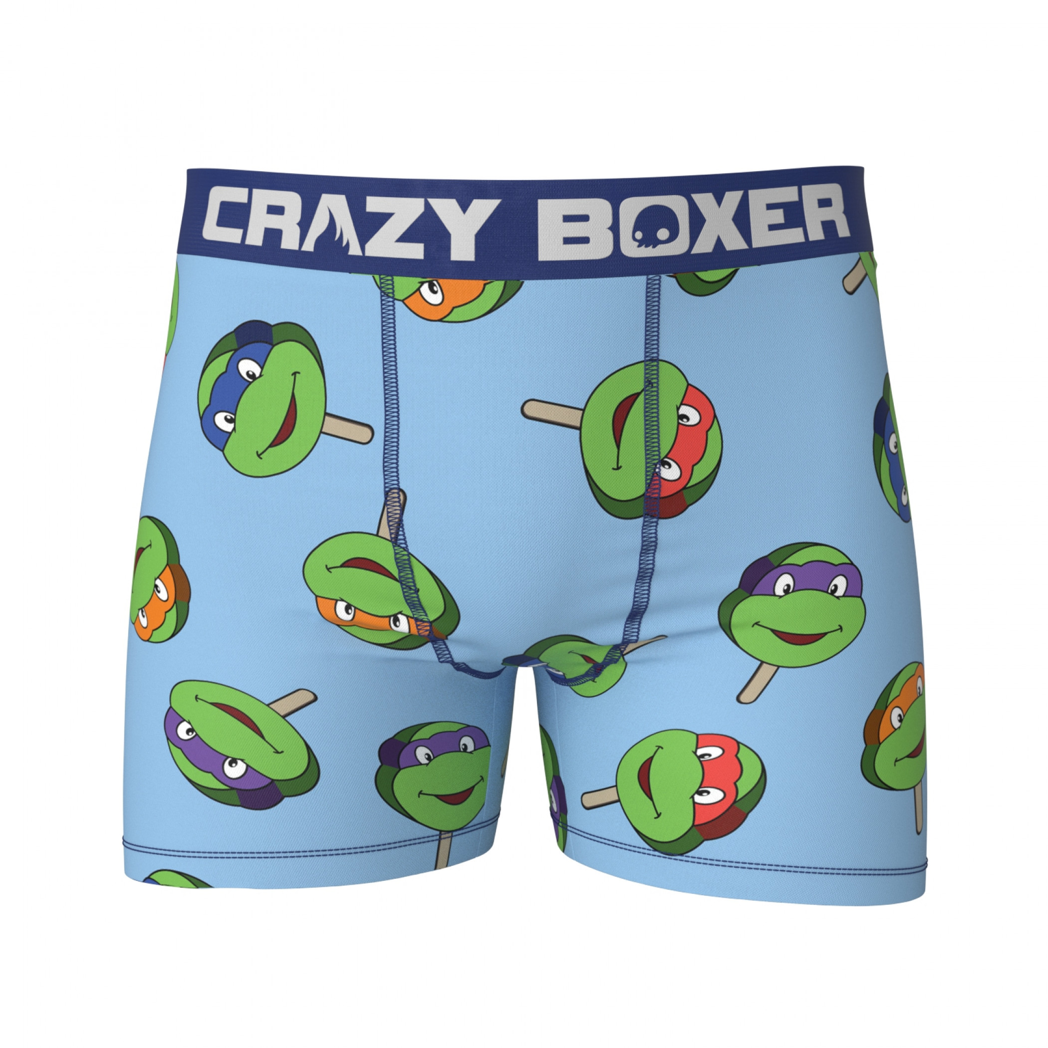 TMNT Freeze Pop Men's Boxer Briefs Shorts, Blue