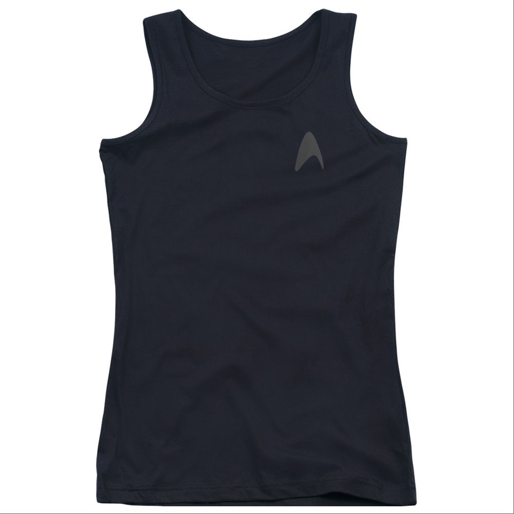 Star Trek Darkness Command Black Juniors Tank Top