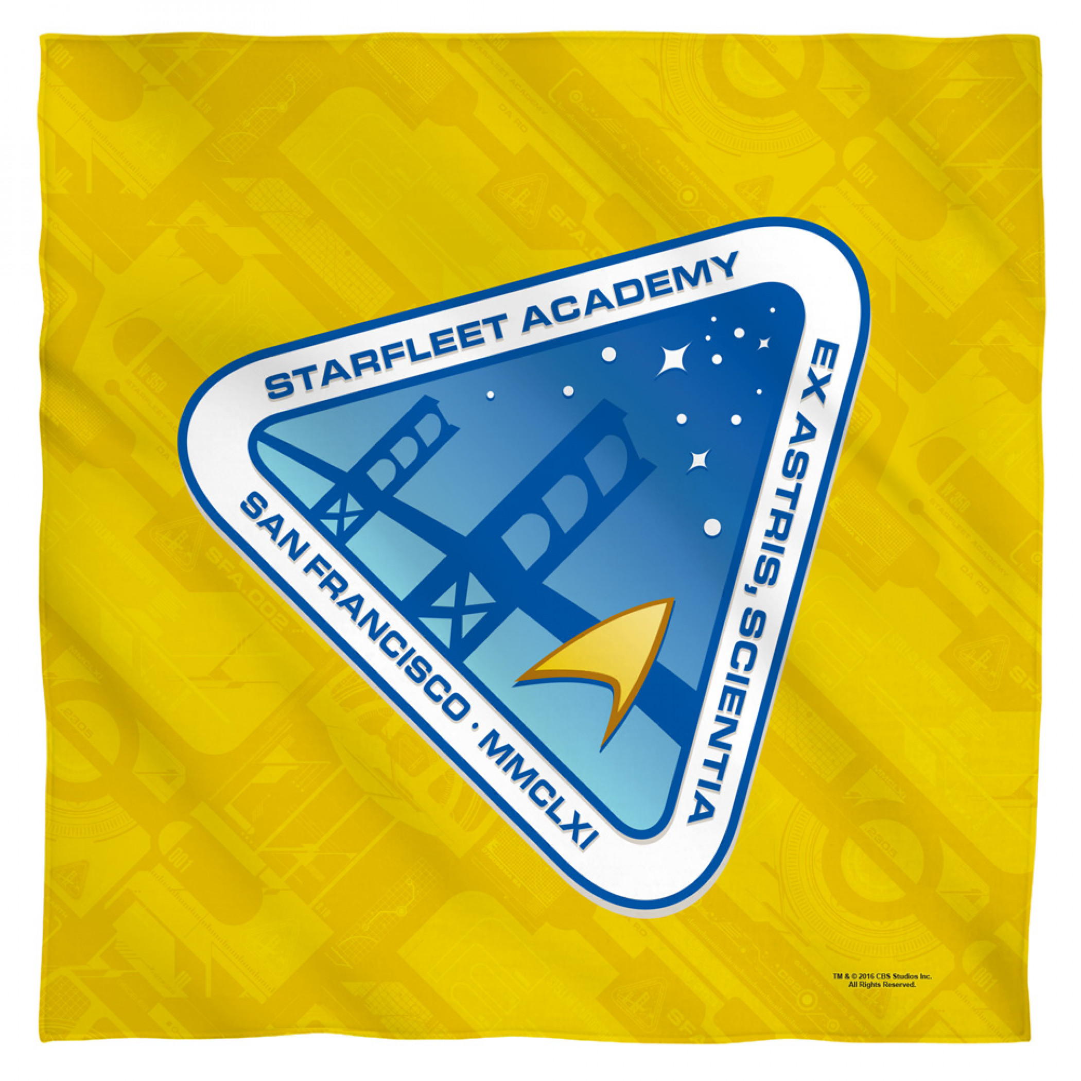 Star Trek Starfleet Bandana, Yellow
