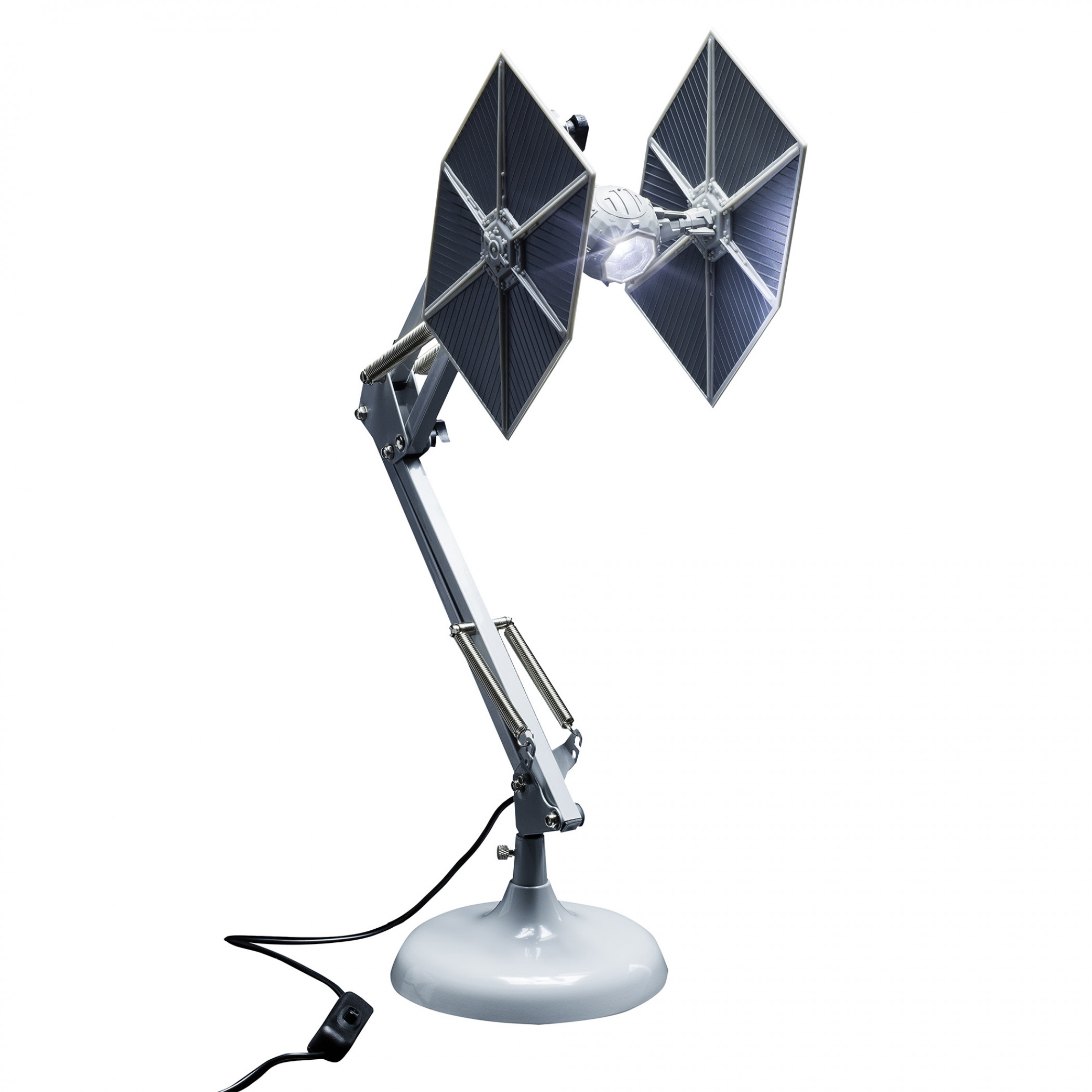 Star Wars TIE Fighter Posable Desk Light, Grey