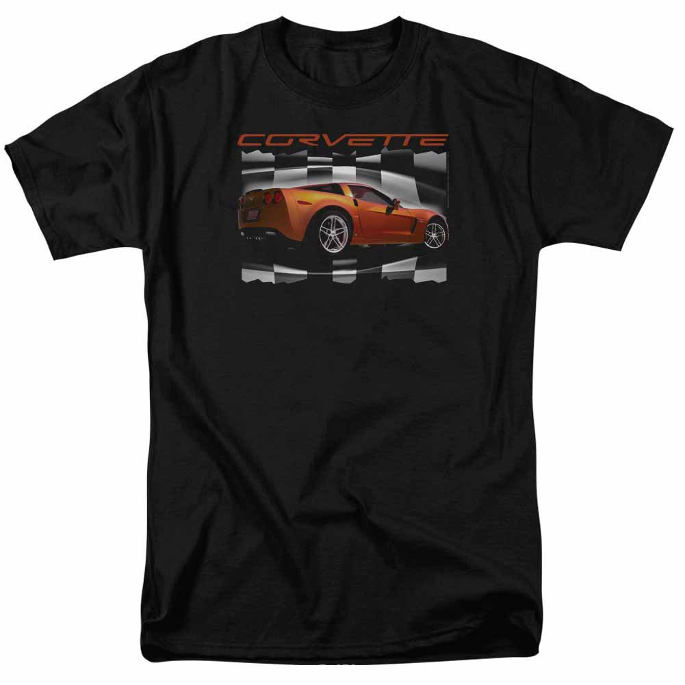 Chevy Orange Z06 Vette Black T-Shirt | Brew-Shirts.com