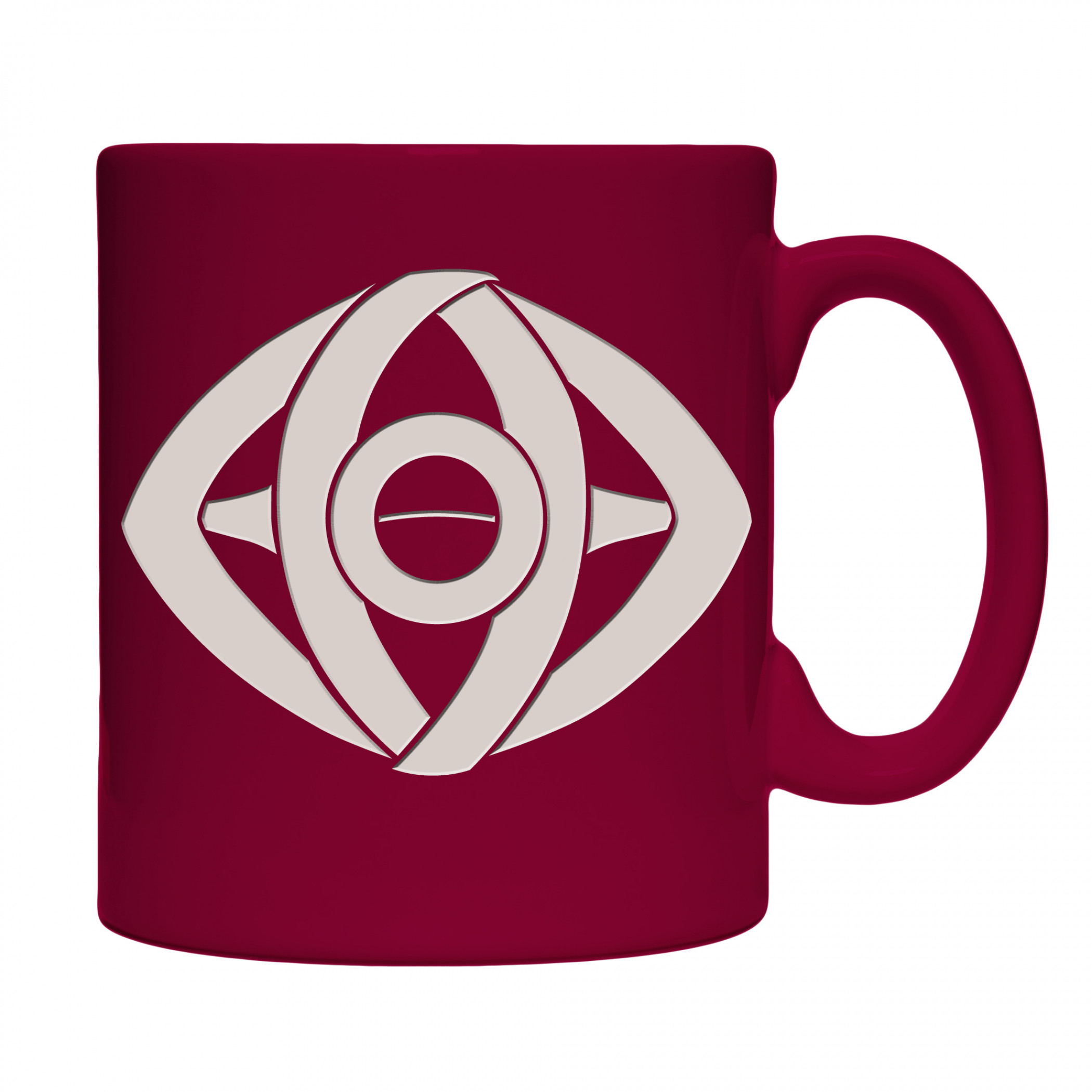 Doctor Strange Simple Eye of Agamotto Ceramic Mug, Red