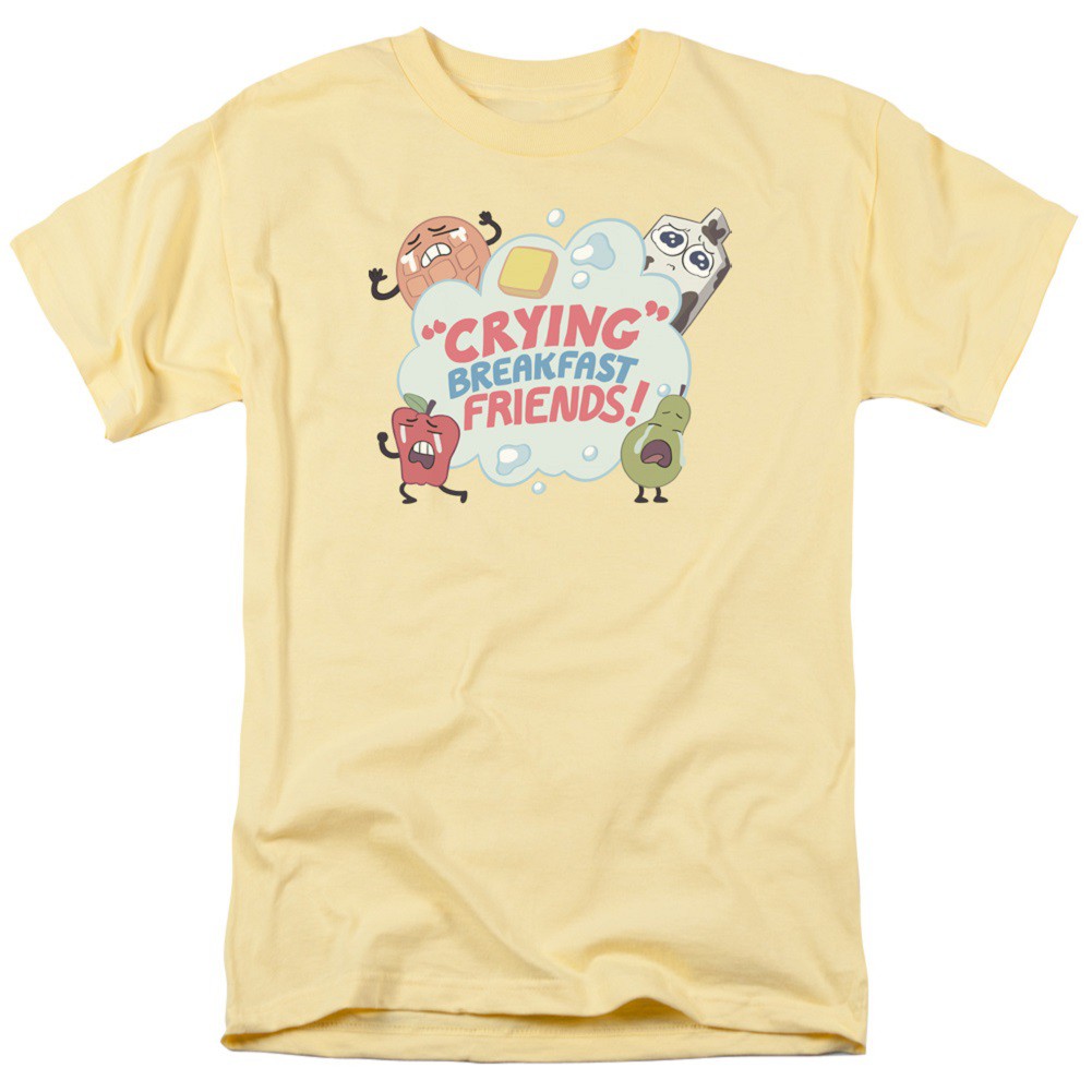 Steven Universe Crying Breakfast Club Men's Yellow T-Shirt, Yellow