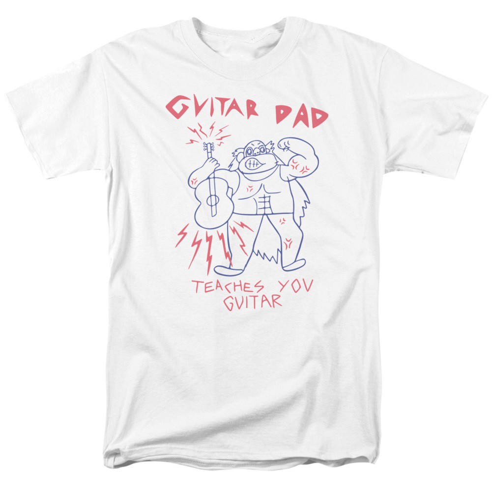 Steven Universe Guitar Dad Tshirt, White