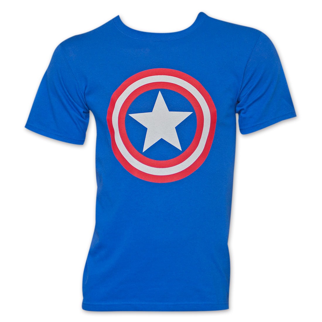 Royal Blue Captain America Shield T-Shirt, Blue