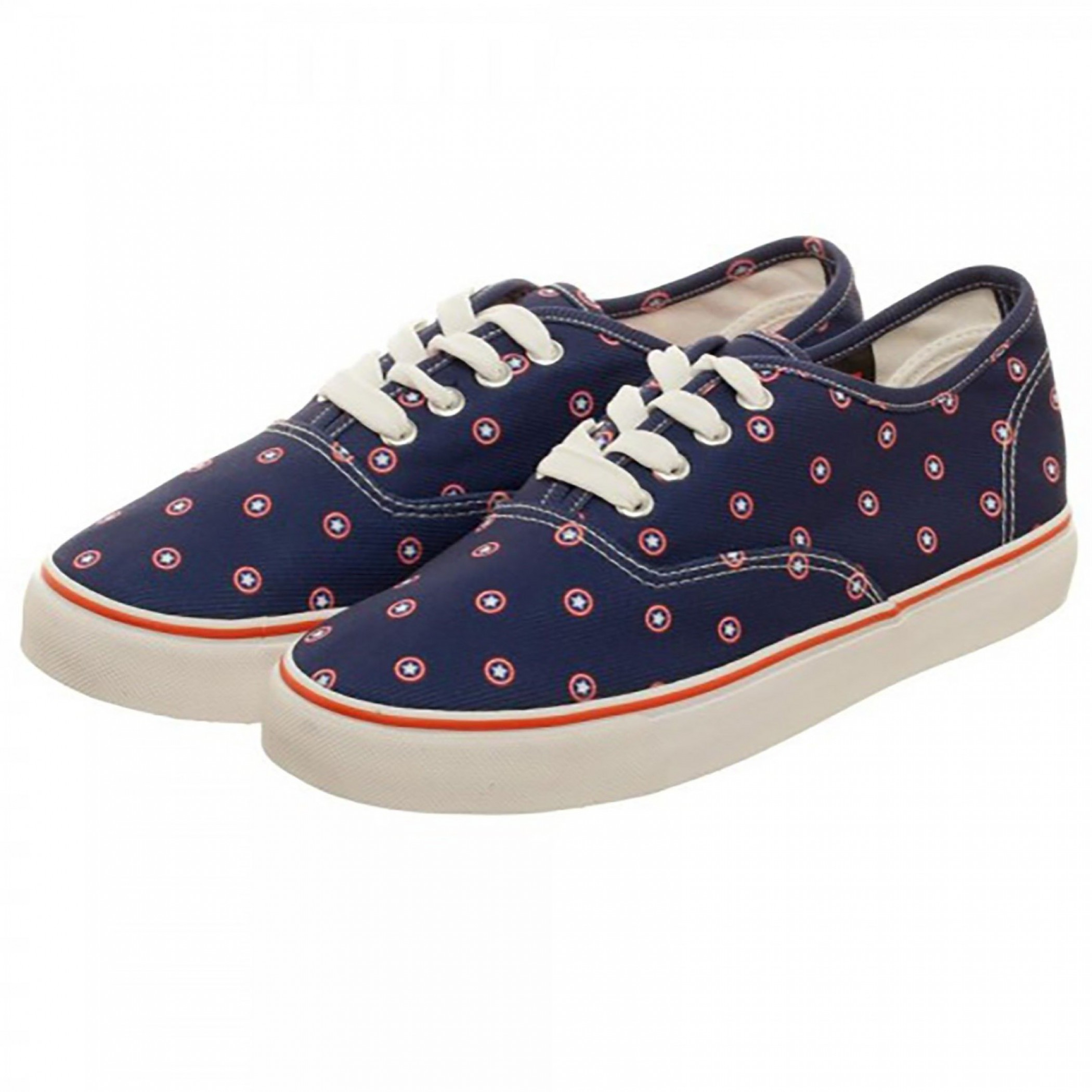 Marvel Captain America Navy Deck Shoes, Multi-Color