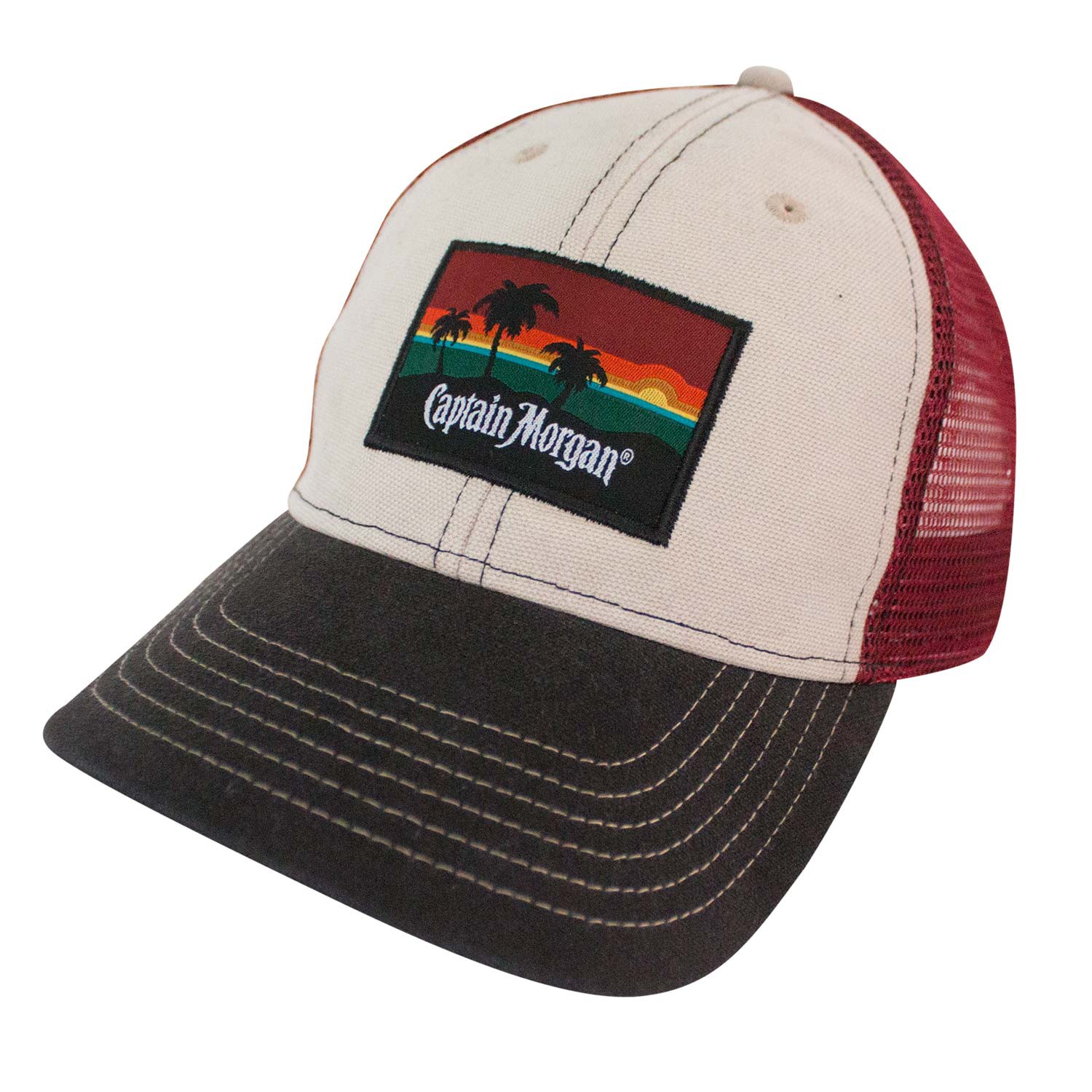 Captain Morgan Beach Side Mesh Snapback Hat