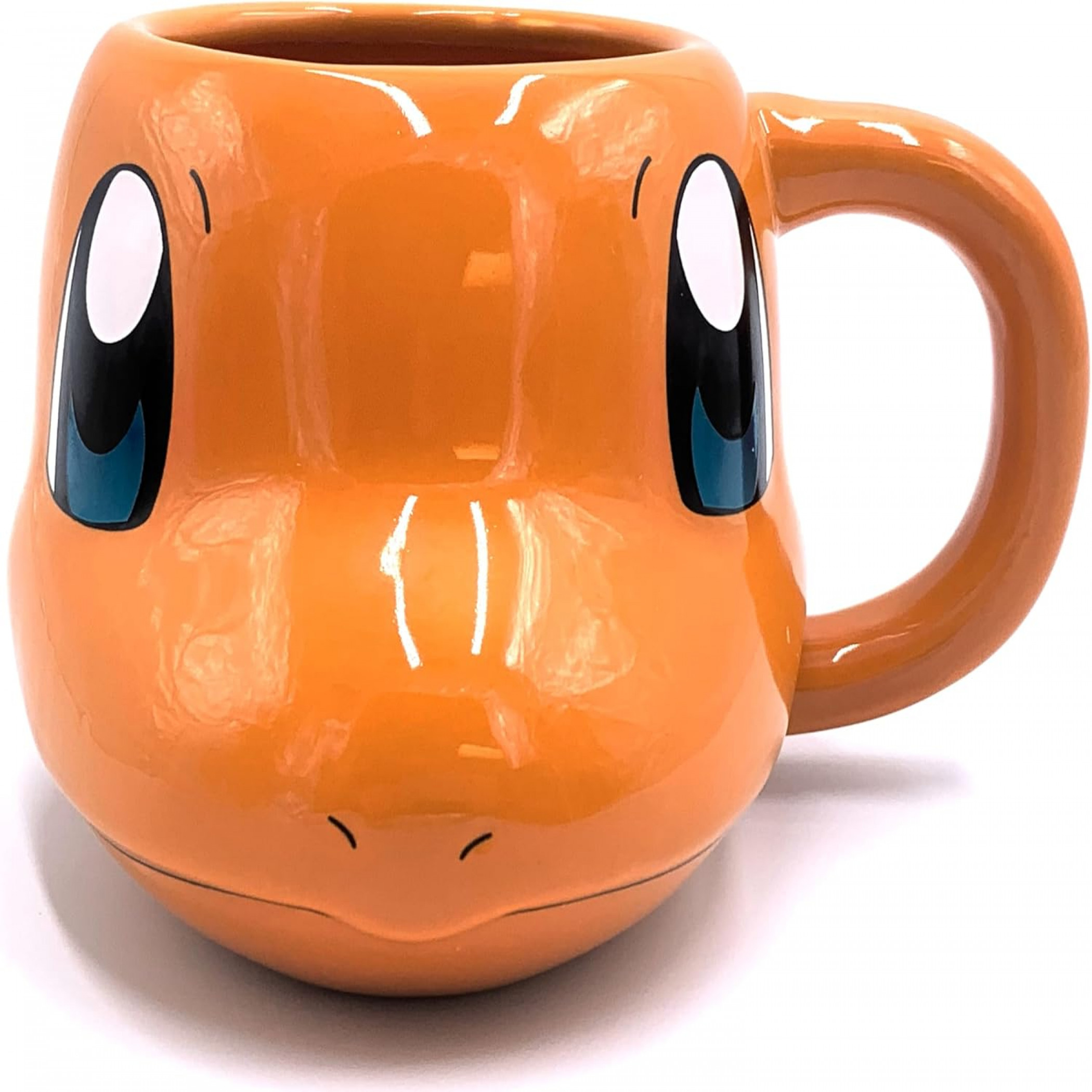 Pokemon Charmander Face Sculpted 20oz Ceramic Mug, Multi-Color