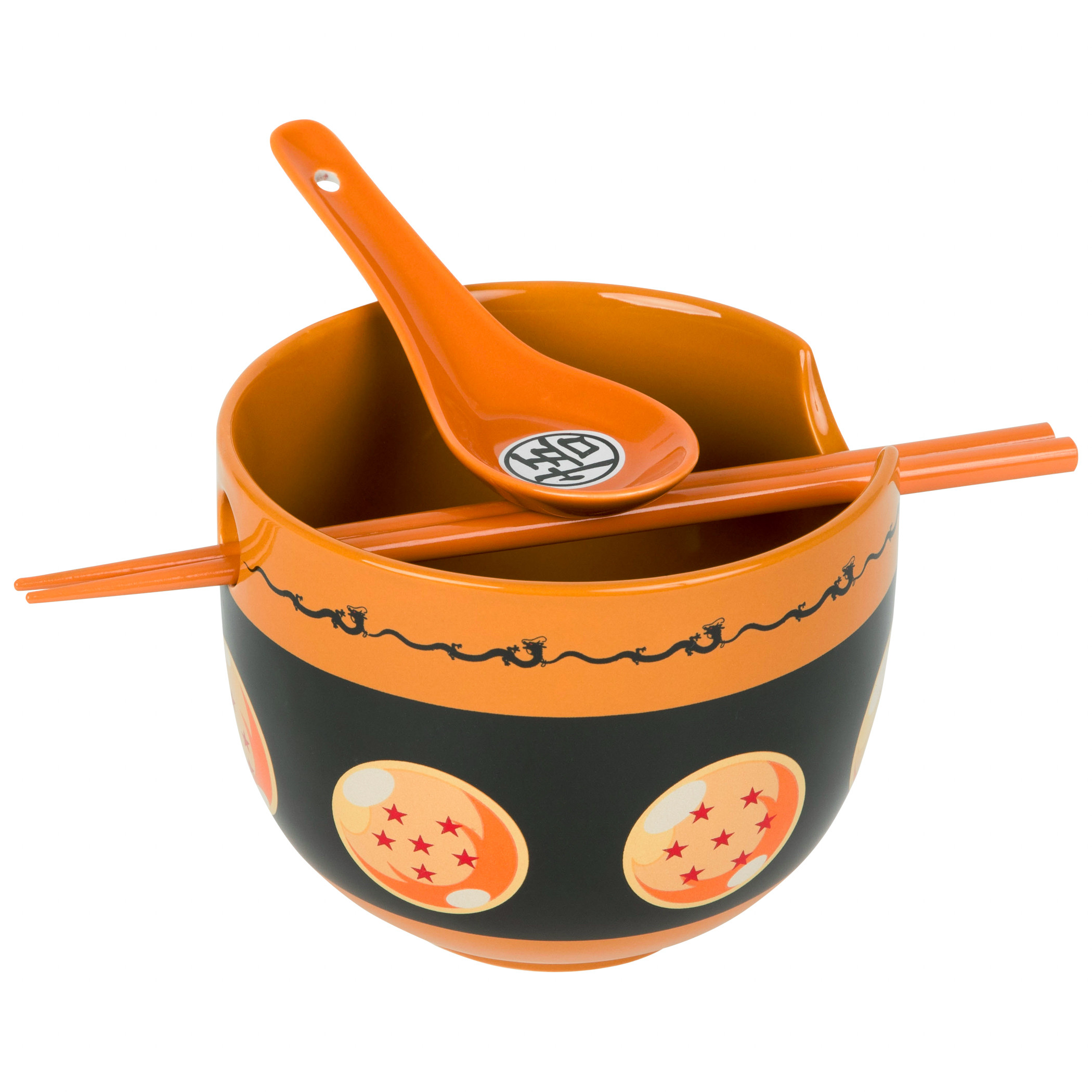 Dragon Ball Z Ramen Bowl with Chopsticks and Spoon, Multi-Color