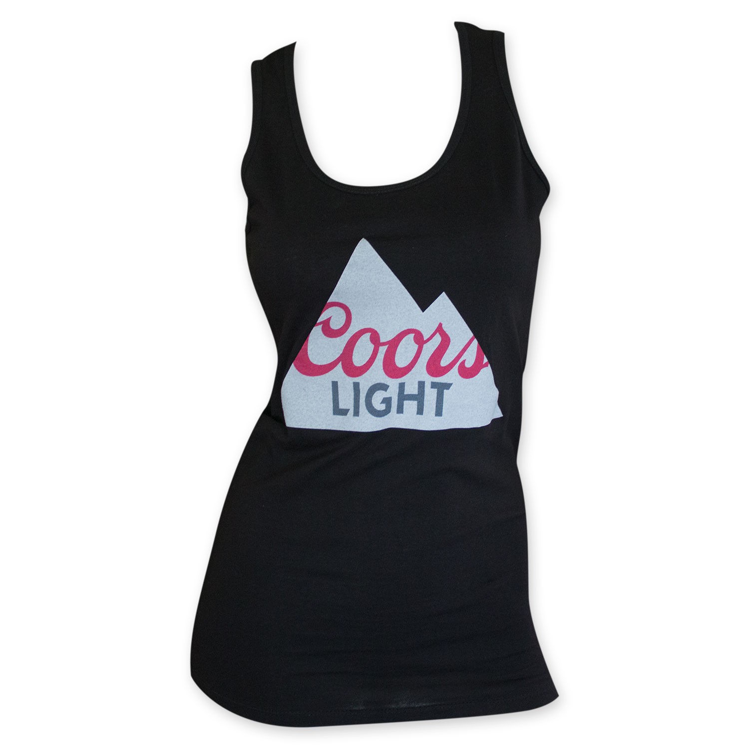 Coors Light Women's Black Mountains Logo Tank Top