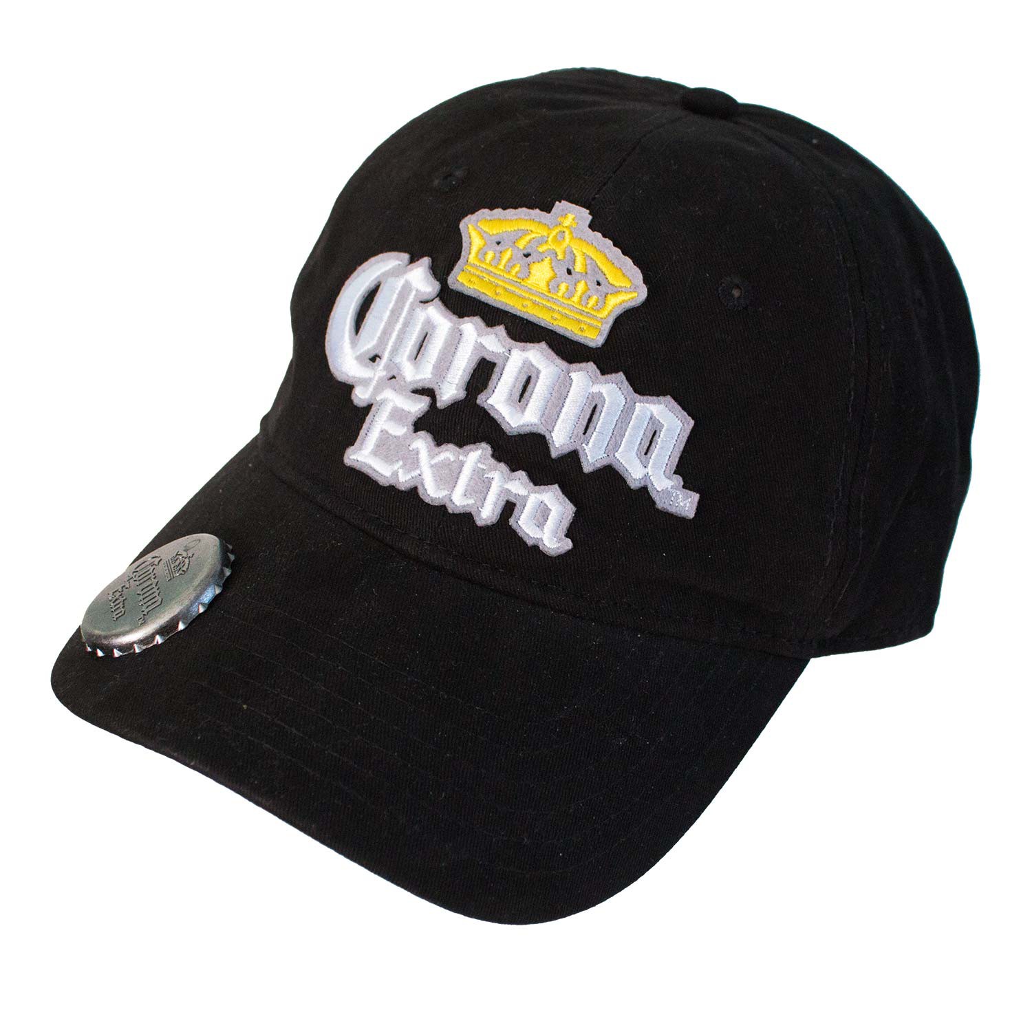 Corona Extra Adjustable Black Bottle Opener Hat