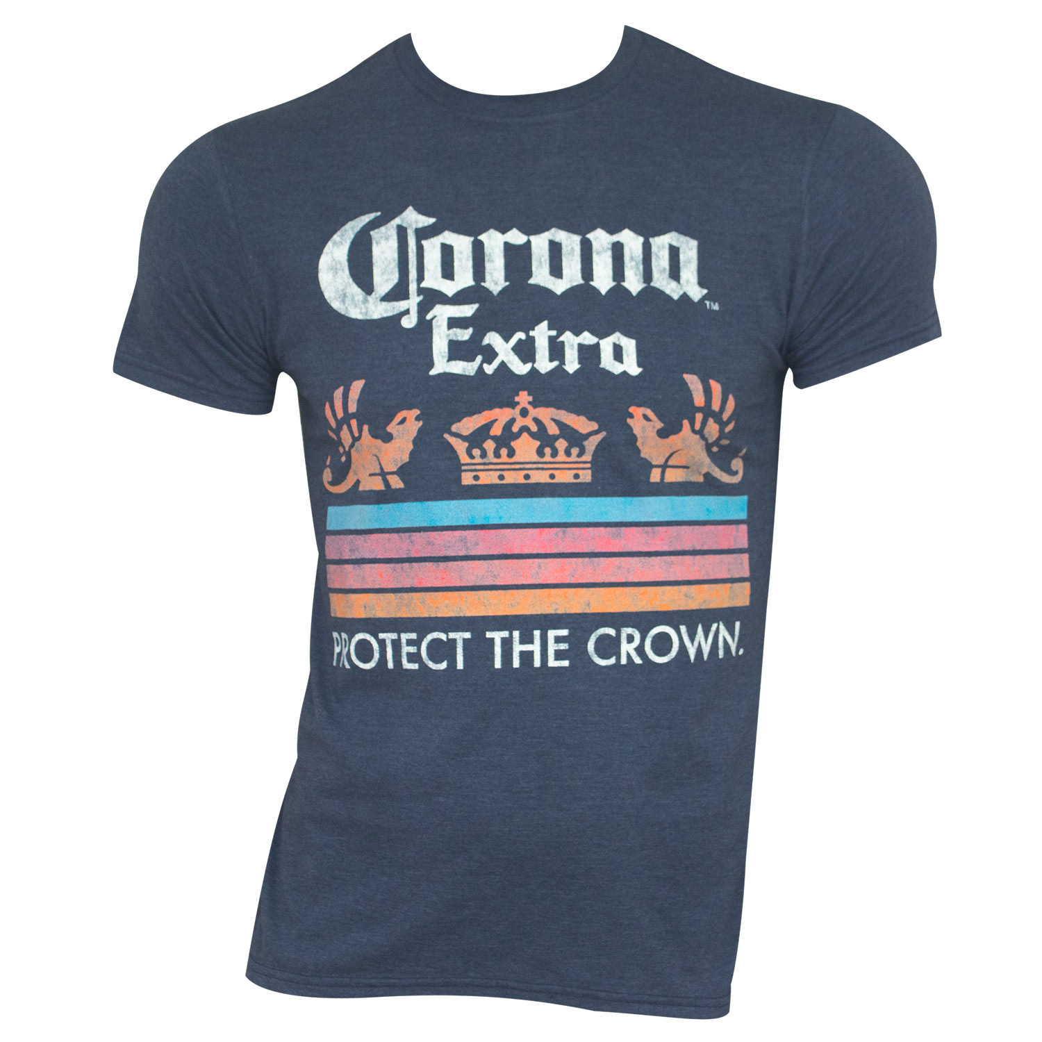 Corona Extra Protect The Crown Blue Tee Shirt