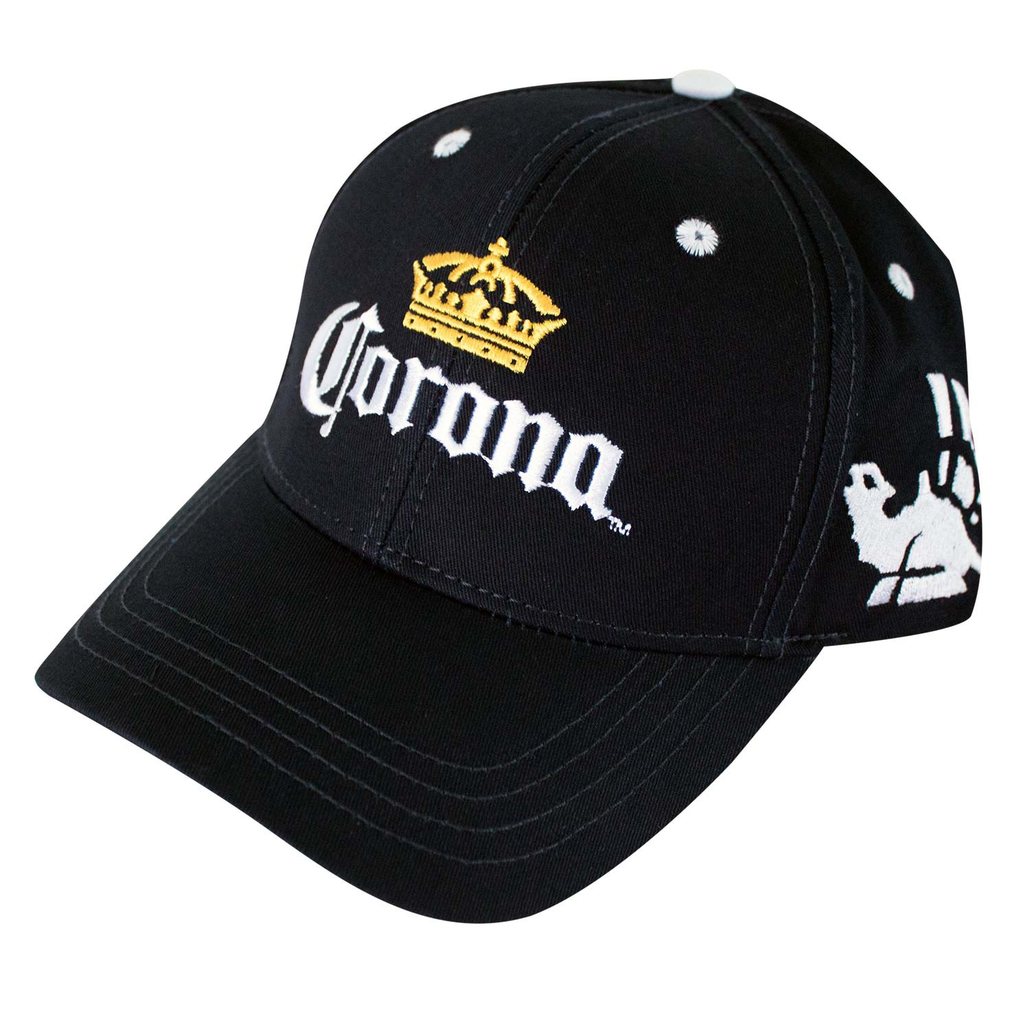 Corona Crown Logo Black Men's Hat