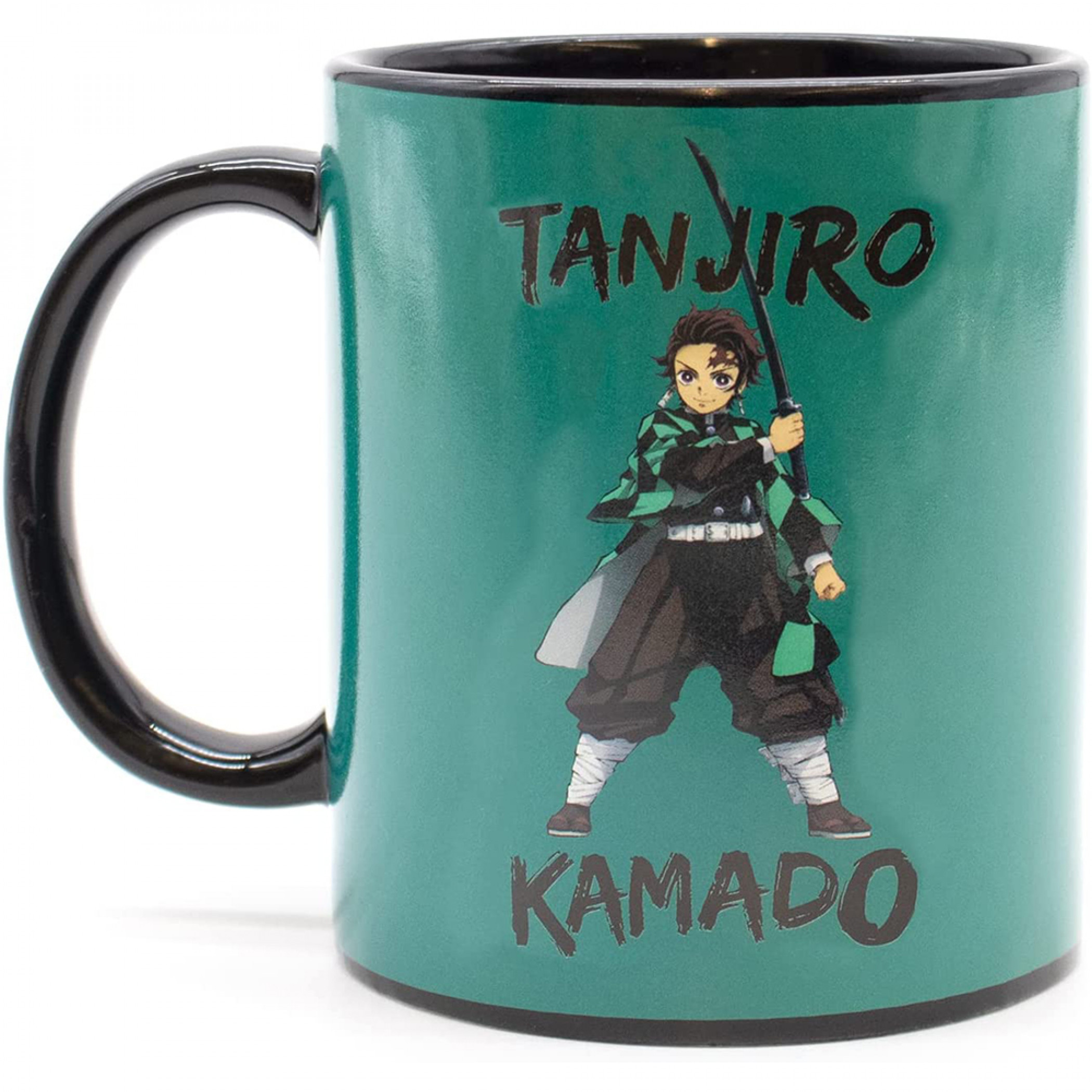 Demon Slayer Kamado Tanjiro Character Ceramic Mug, Green