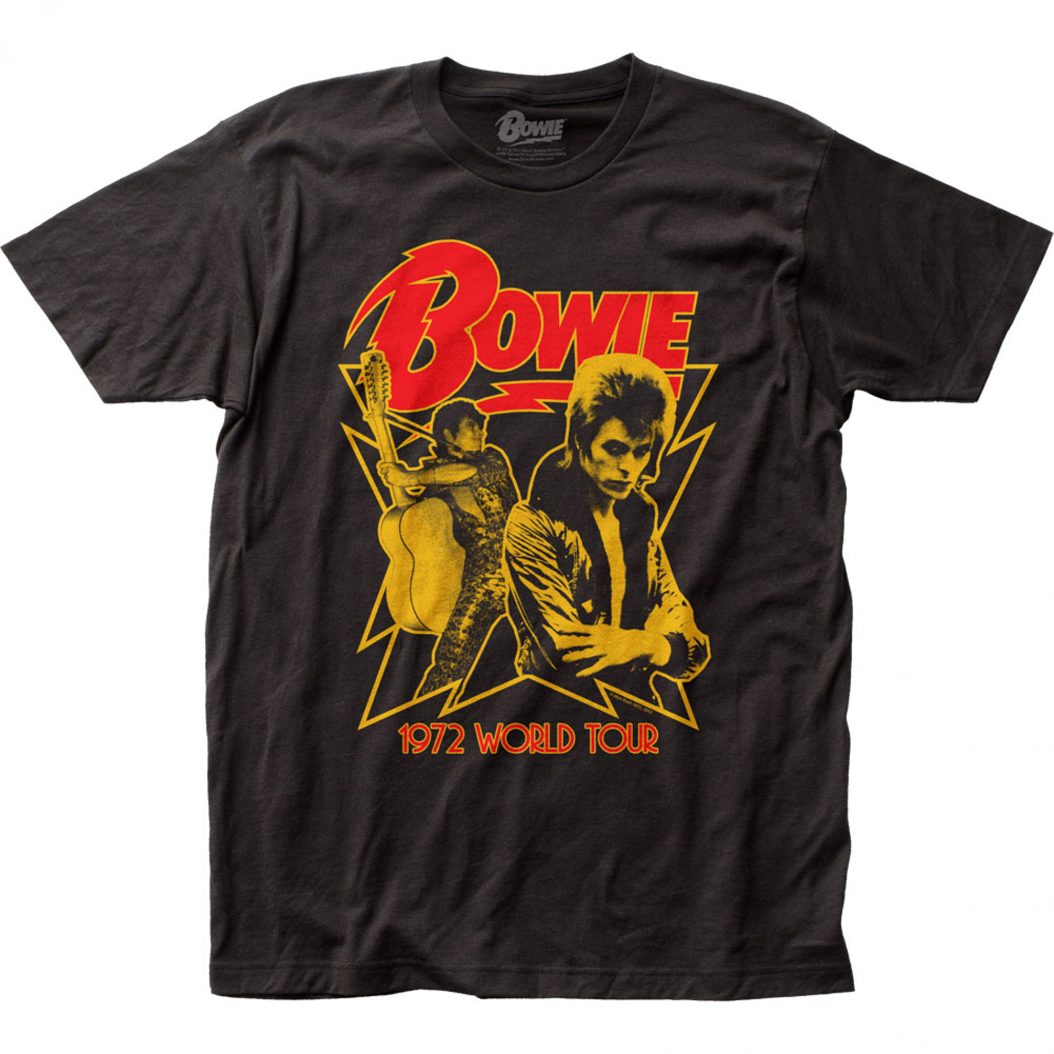 david bowie 1972 world tour t shirt